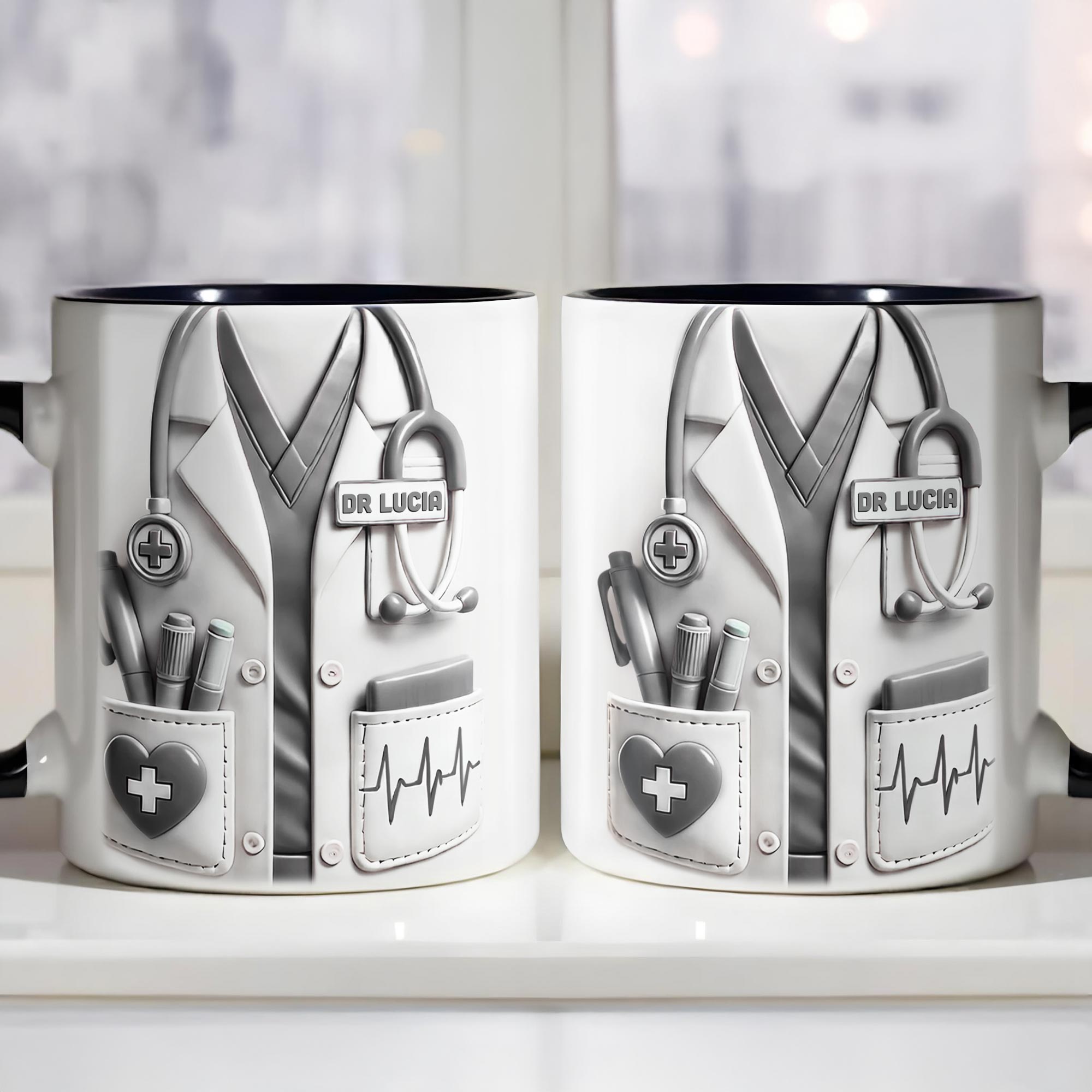 Personalized Medical Professionals Accent Mug Best Gifts For Doctor