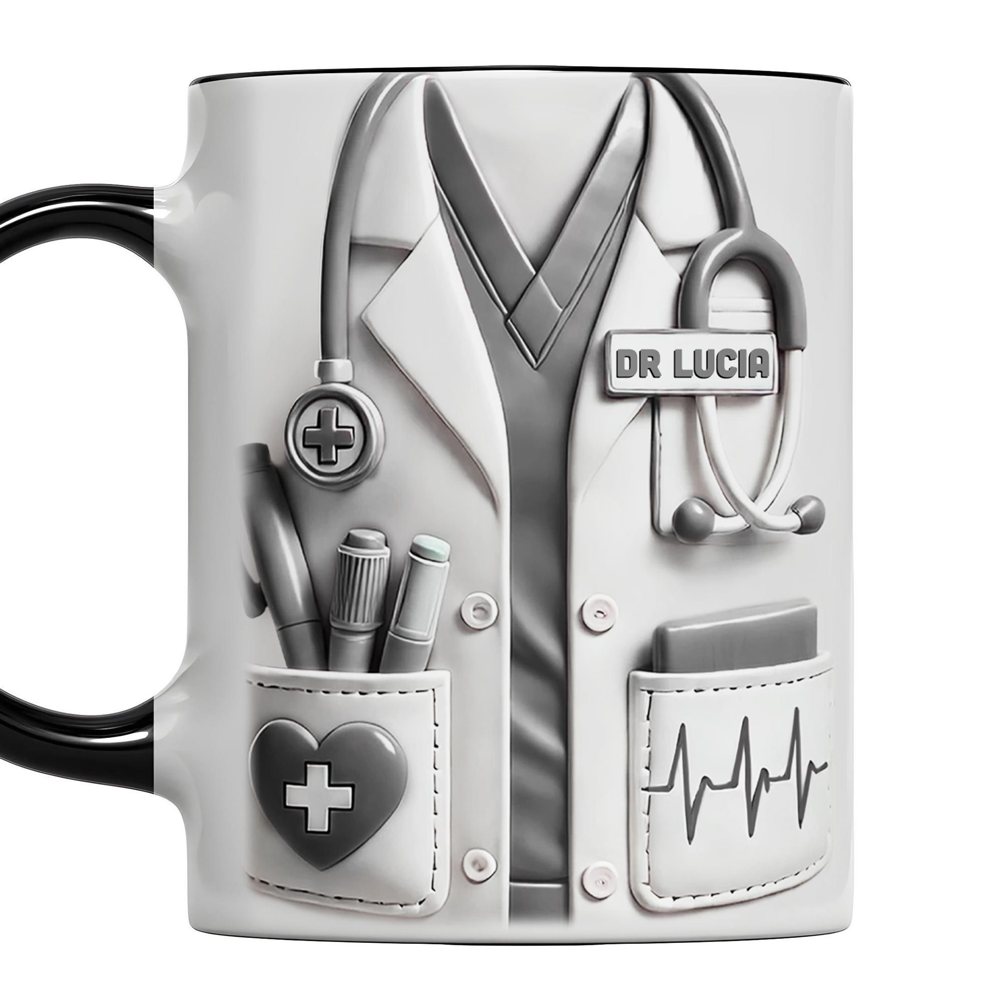 Personalized Medical Professionals Accent Mug Best Gifts For Doctor - Image 2