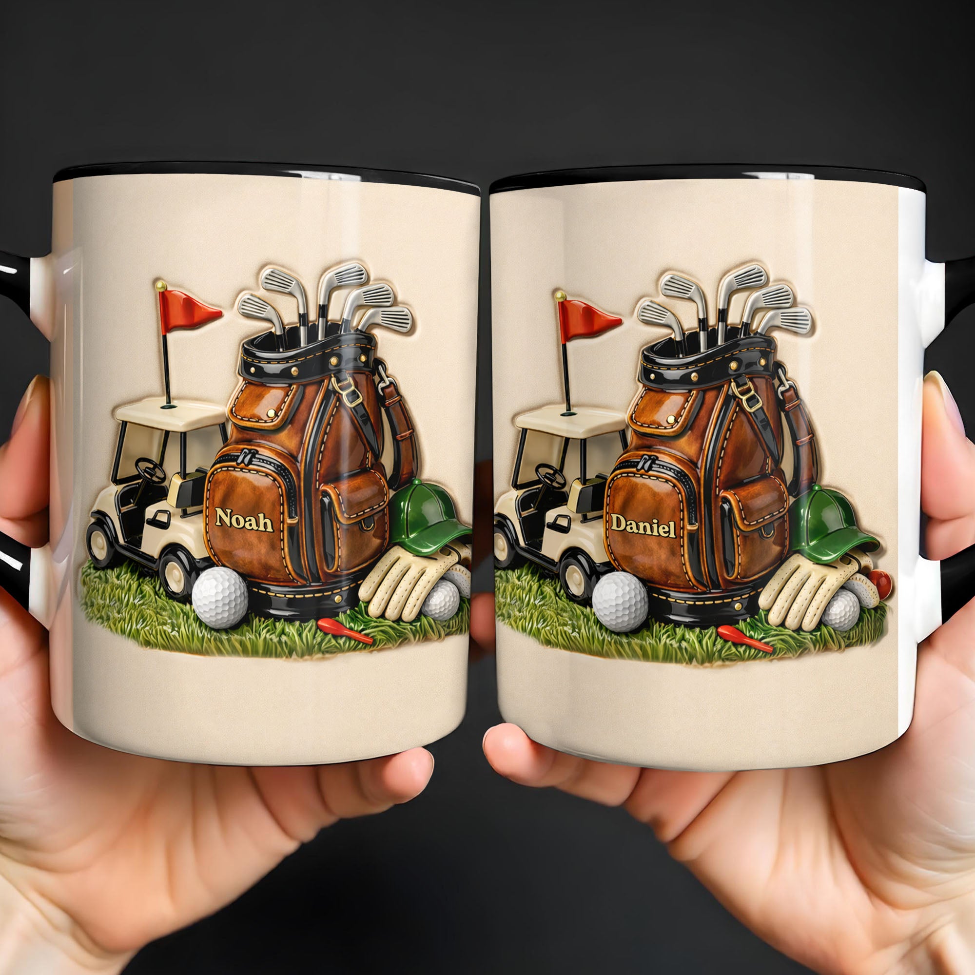 Personalized My Golf Essentials Accent Mug Gifts Ideas For Golf Lovers - Image 6