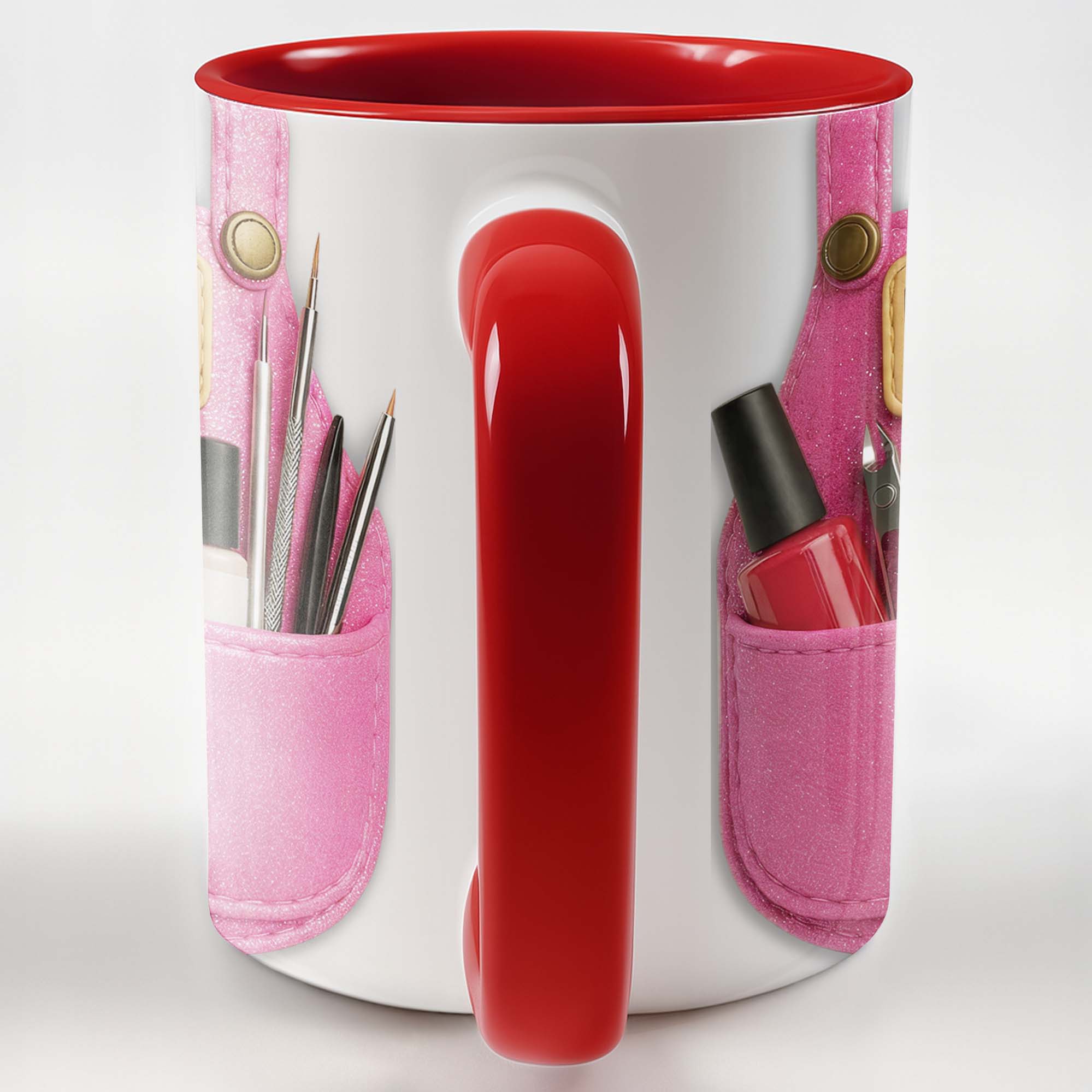 Personalized Nail Polish Scissors Brushes Design Accent Mug Gifts For Nail Tech - Image 7