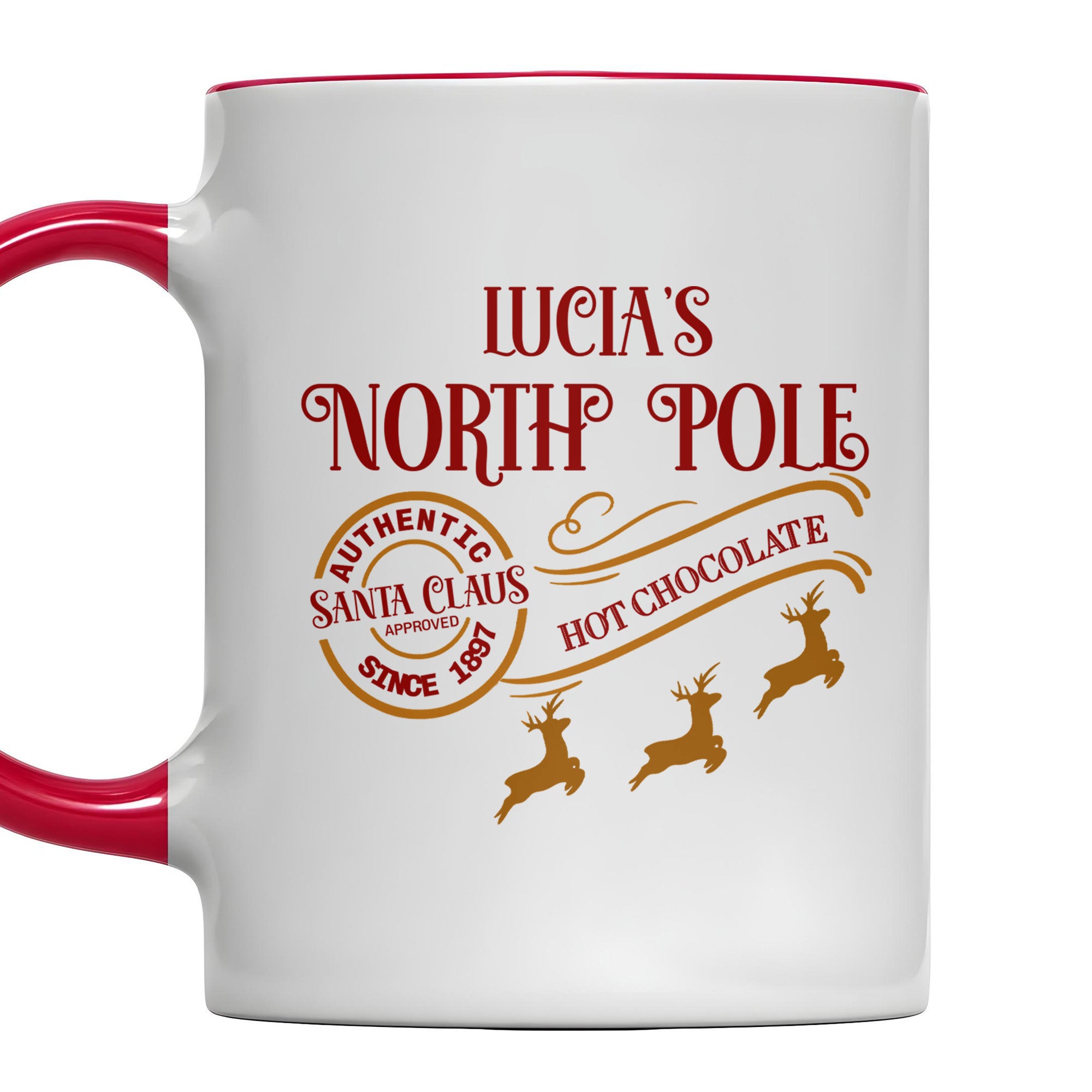Personalized North Pole Authentic Santa Claus Hot Chocolate Accent Mug Best Christmas Gifts - Image 6