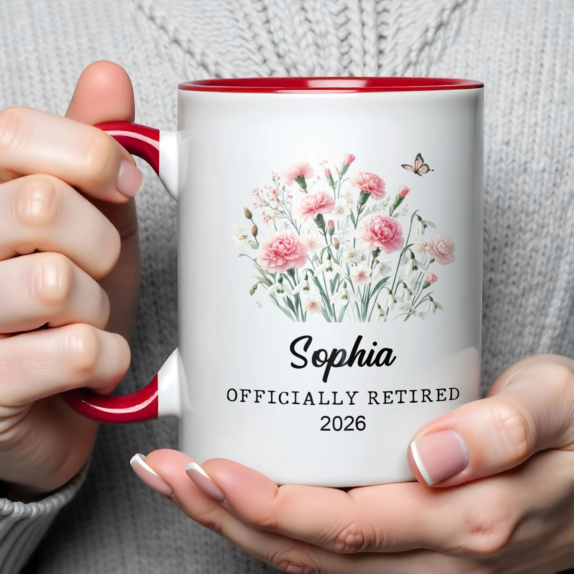 Personalized Officially Retired Accent Mug Never Underestimate The Difference Coffee Cup Gifts - Image 4