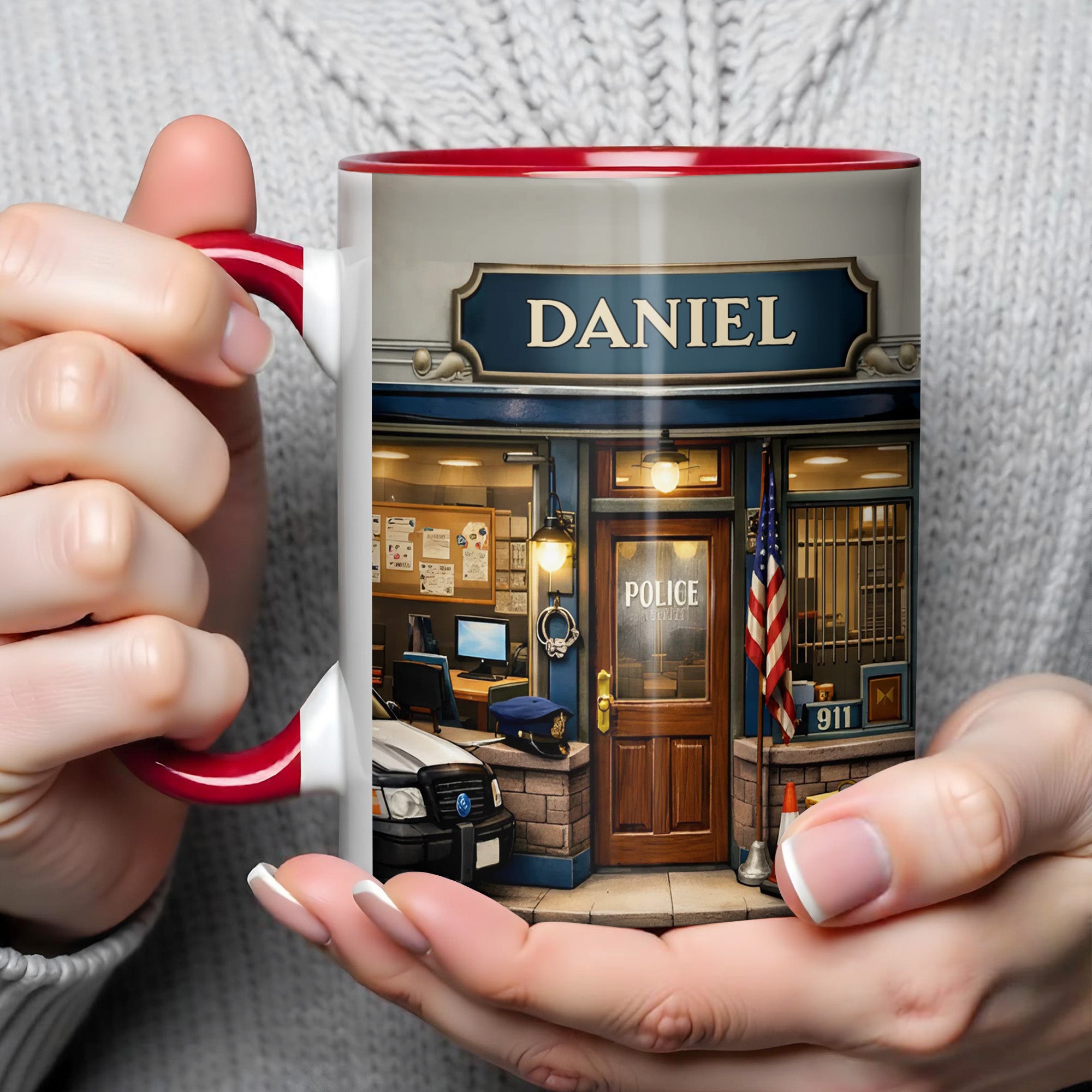 Personalized Police Department Law Enforcement Accent Mug Gifts For Police Officers - Image 4
