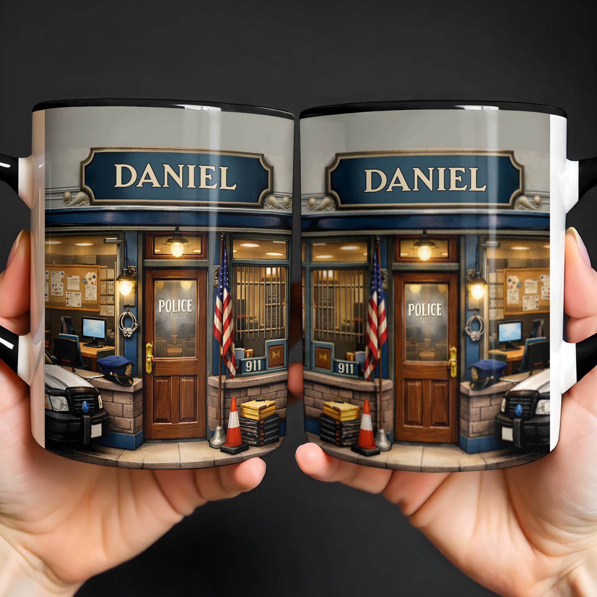 Personalized Police Department Law Enforcement Accent Mug Gifts For Police Officers - Image 5