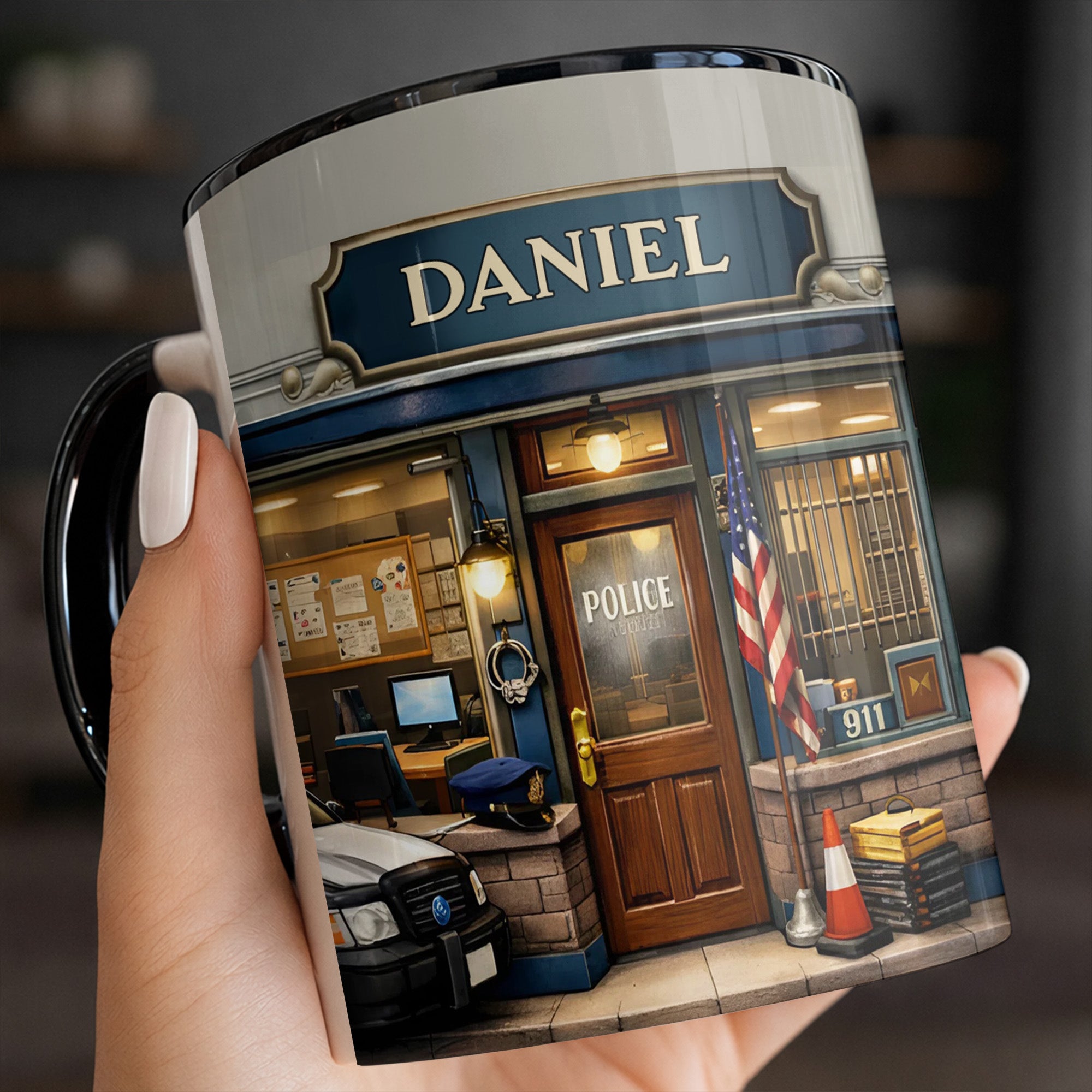 Personalized Police Department Law Enforcement Accent Mug Gifts For Police Officers - Image 7