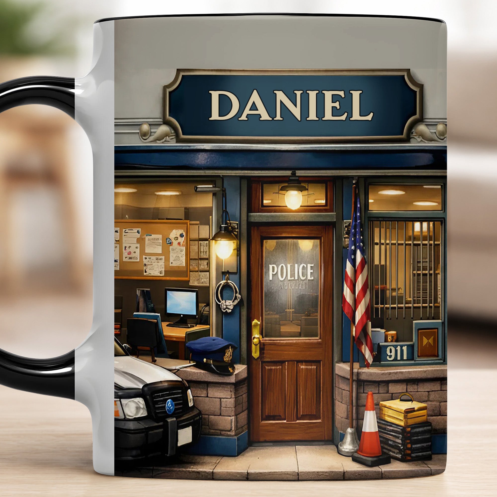 Personalized Police Department Law Enforcement Accent Mug Gifts For Police Officers - Image 6