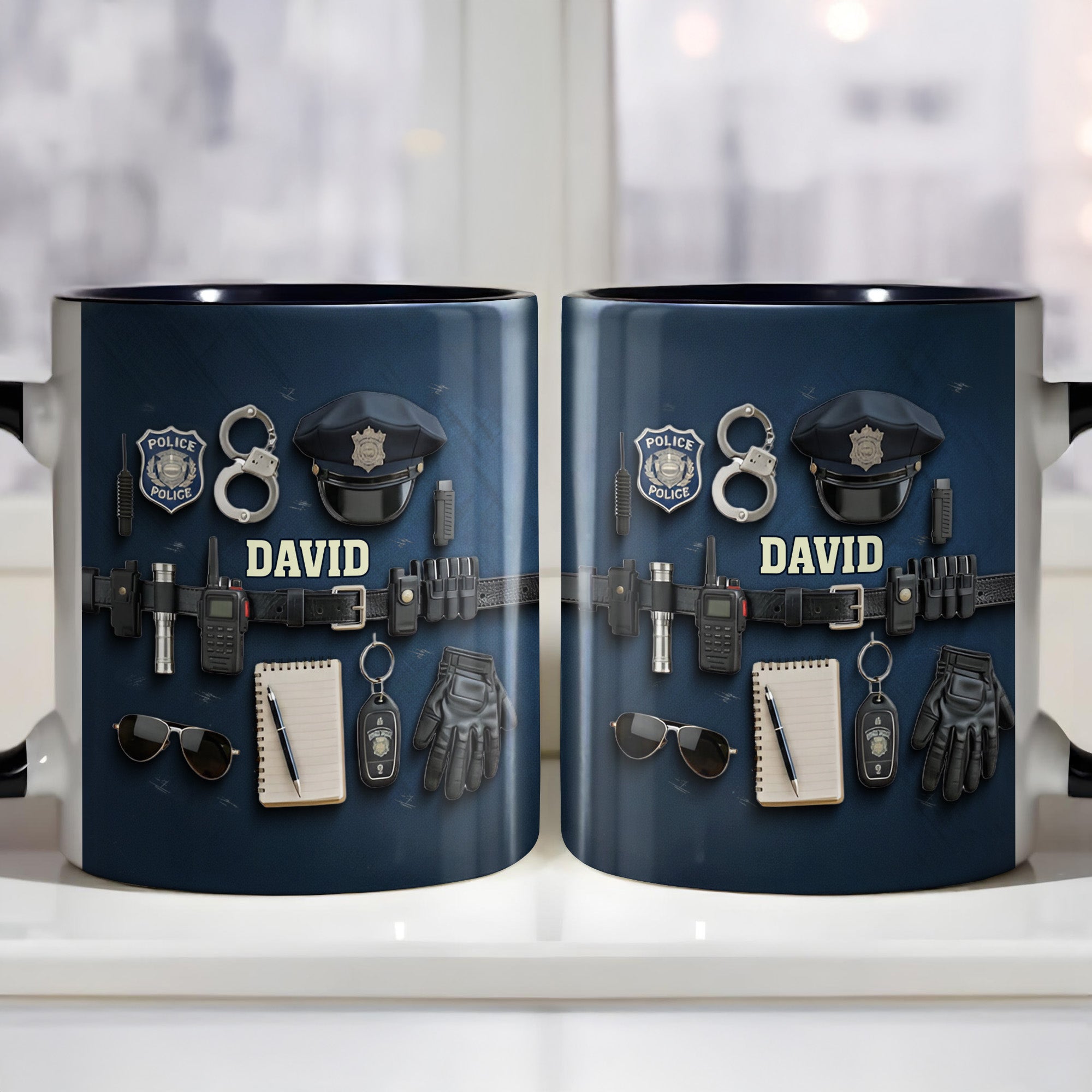 Personalized Police Officer Gear Accent Mug First Responder Coffee Cup Police Officer Gifts - Image 2