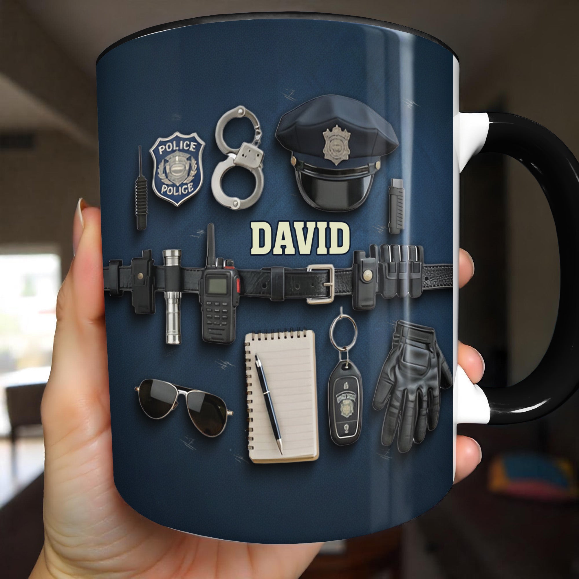 Personalized Police Officer Gear Accent Mug First Responder Coffee Cup Police Officer Gifts - Image 4