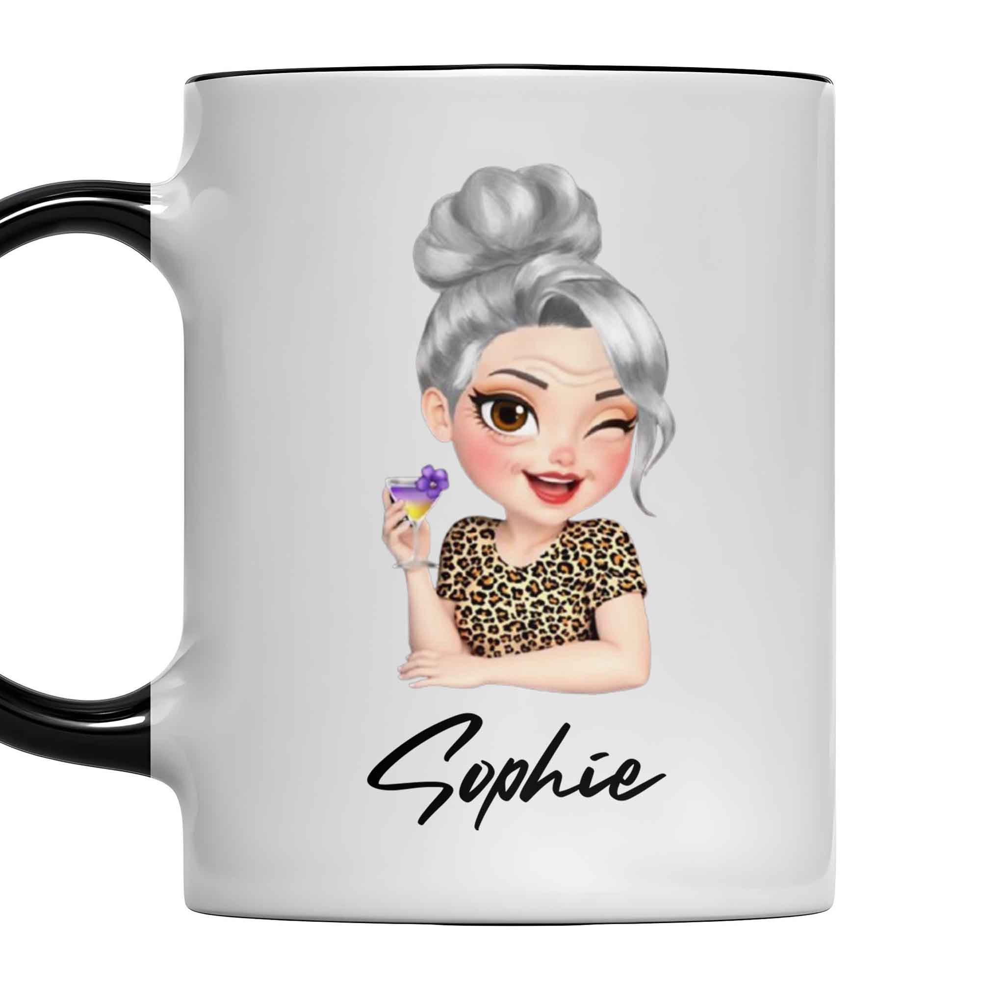 Personalized Retired Not My Problem Anymore Accent Mug Retirement Gift Ideas For Her - Image 7