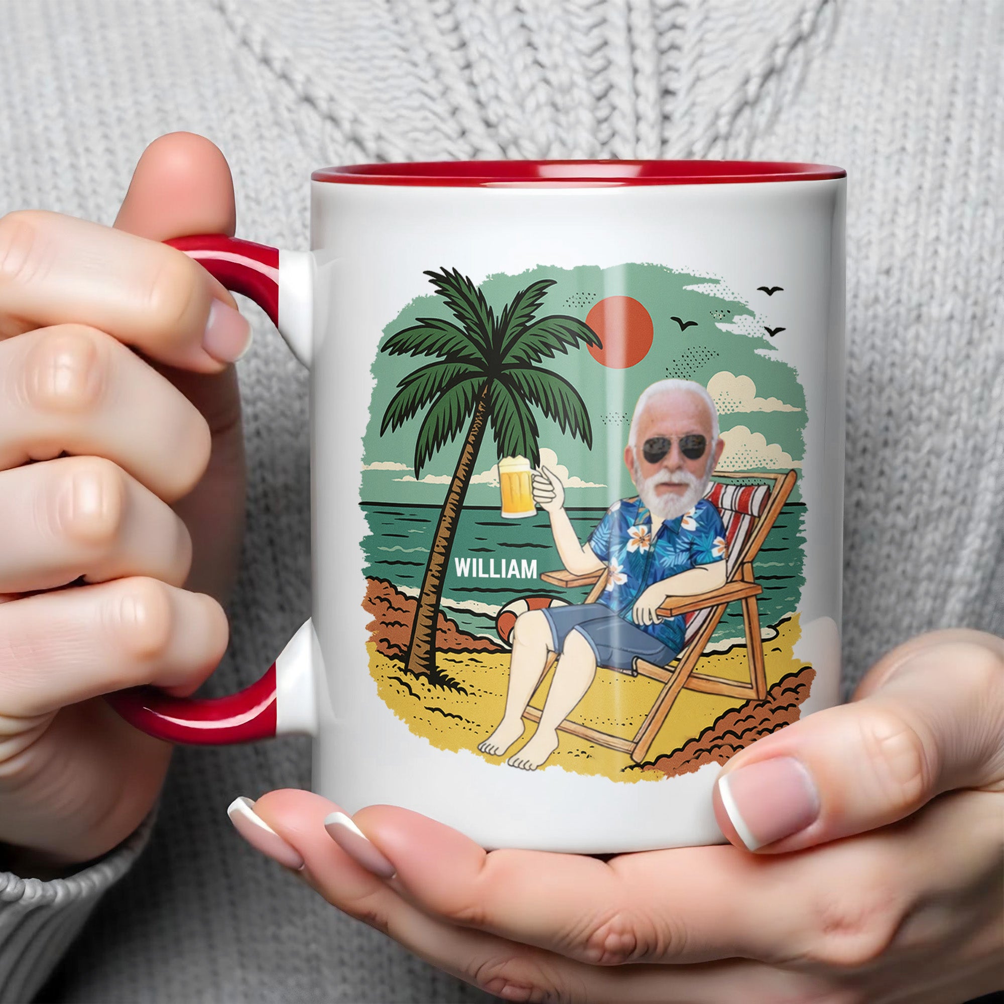 Personalized Retirement Weekly Schedule Accent Mug Retirement Gift Ideas For Men - Image 5