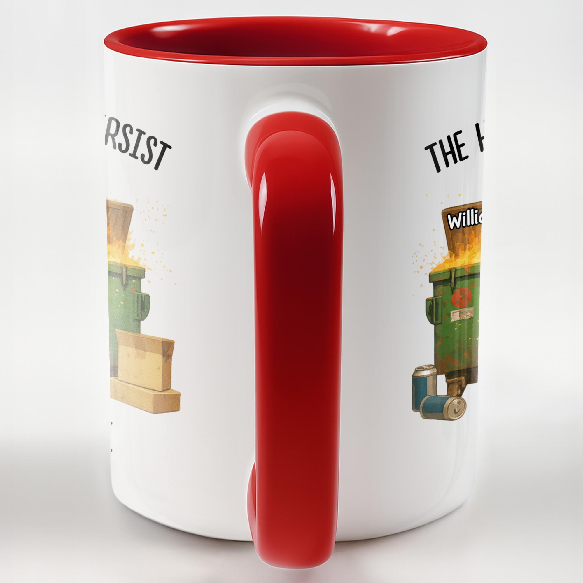 Personalized Rooster The Horrors Persist But So Do I Accent Mug Funny Gifts For Friends - Image 7