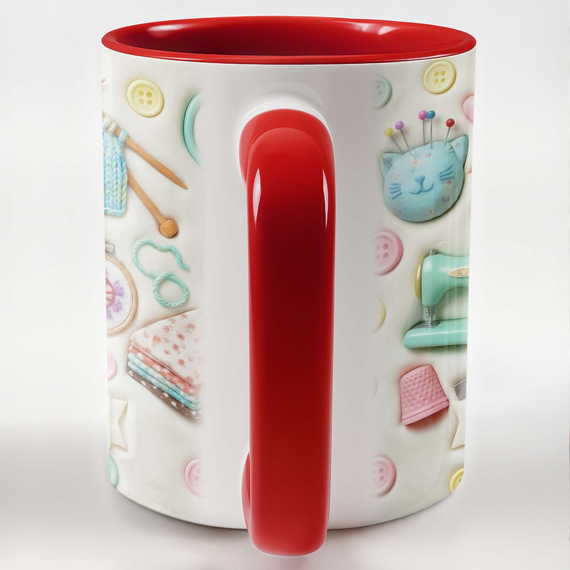 Personalized Sewing Machine Accent Mug Craft Lovers Coffee Cup Cute Gifts For Her - Image 6