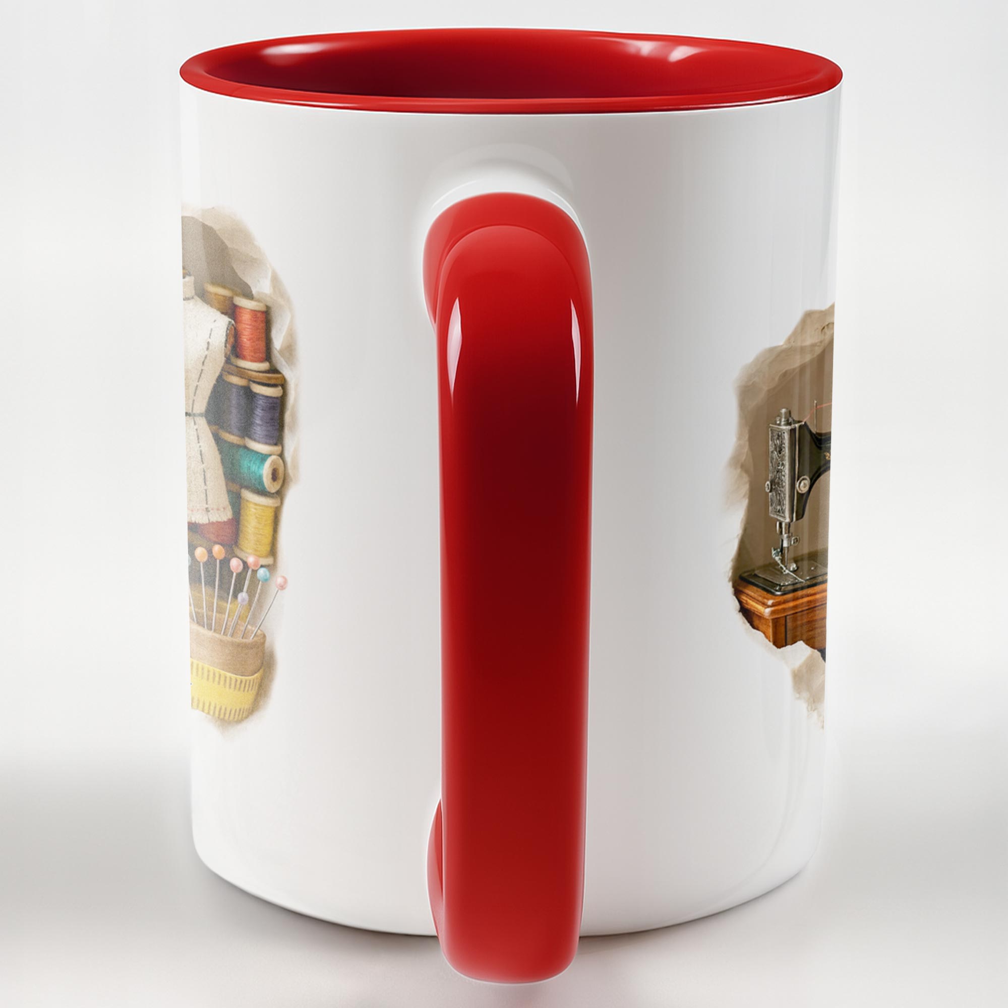 Personalized Sewing Machine Accent Mug Sewing Room Miniature Coffee Cup Gifts For Her - Image 7