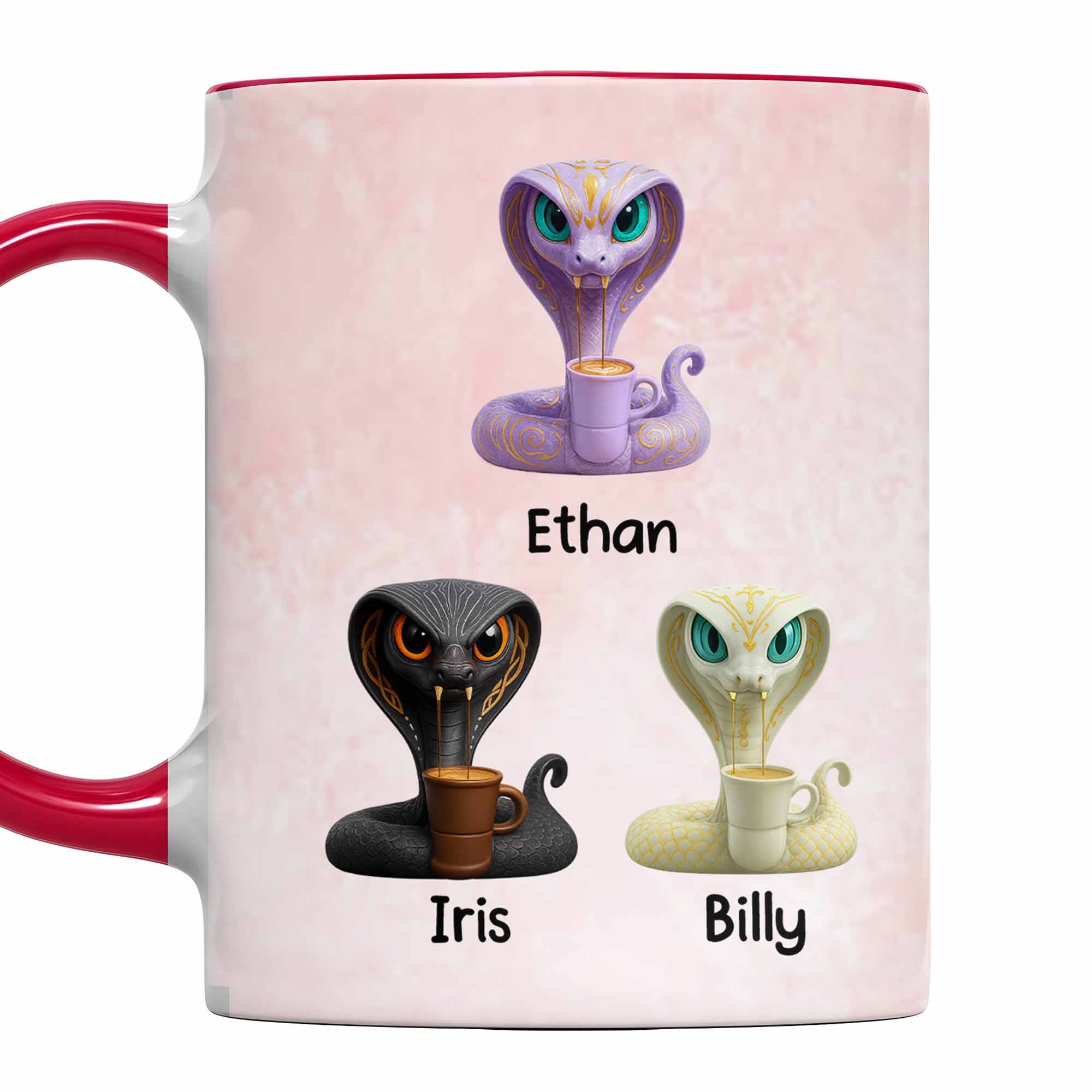 Personalized Snake I'd Bite A Btch For You Right In The Throat Accent Mug Funny Gift For Friend - Image 6