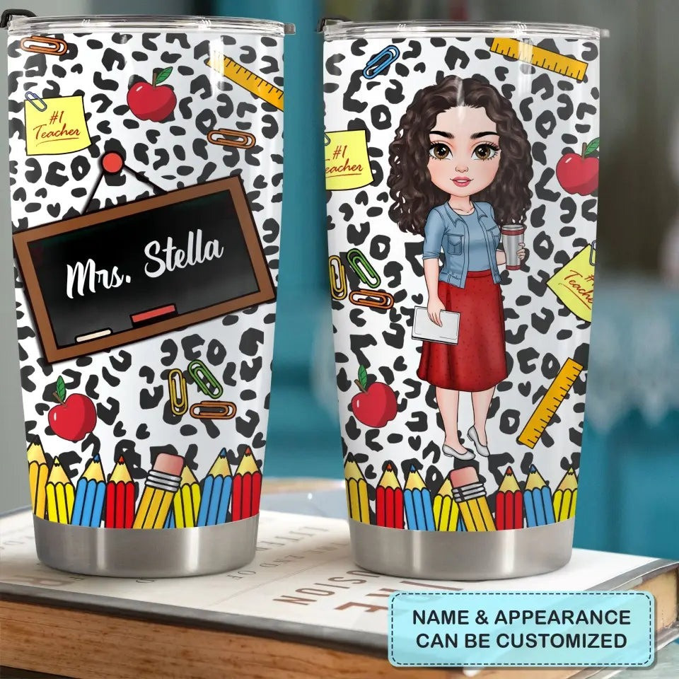 Personalized Teacher Tumbler Custom Coffee Tumbler Teachers Day 2023 Gift Ideas