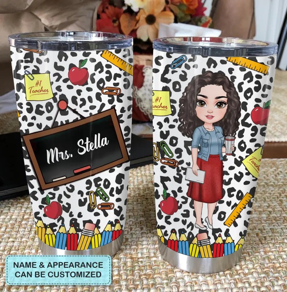 Personalized Teacher Tumbler Custom Coffee Tumbler Teachers Day 2024 Gift Ideas - Image 7