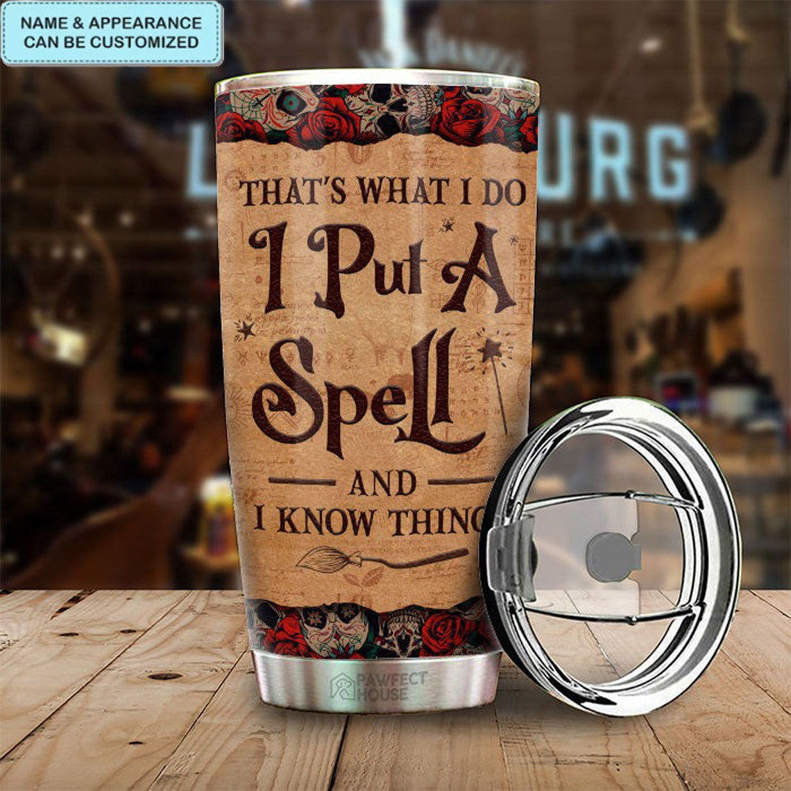 Personalized That's What I Do I Put A Spell Tumbler Witch Tumbler Halloween Teacher Gifts - Image 4