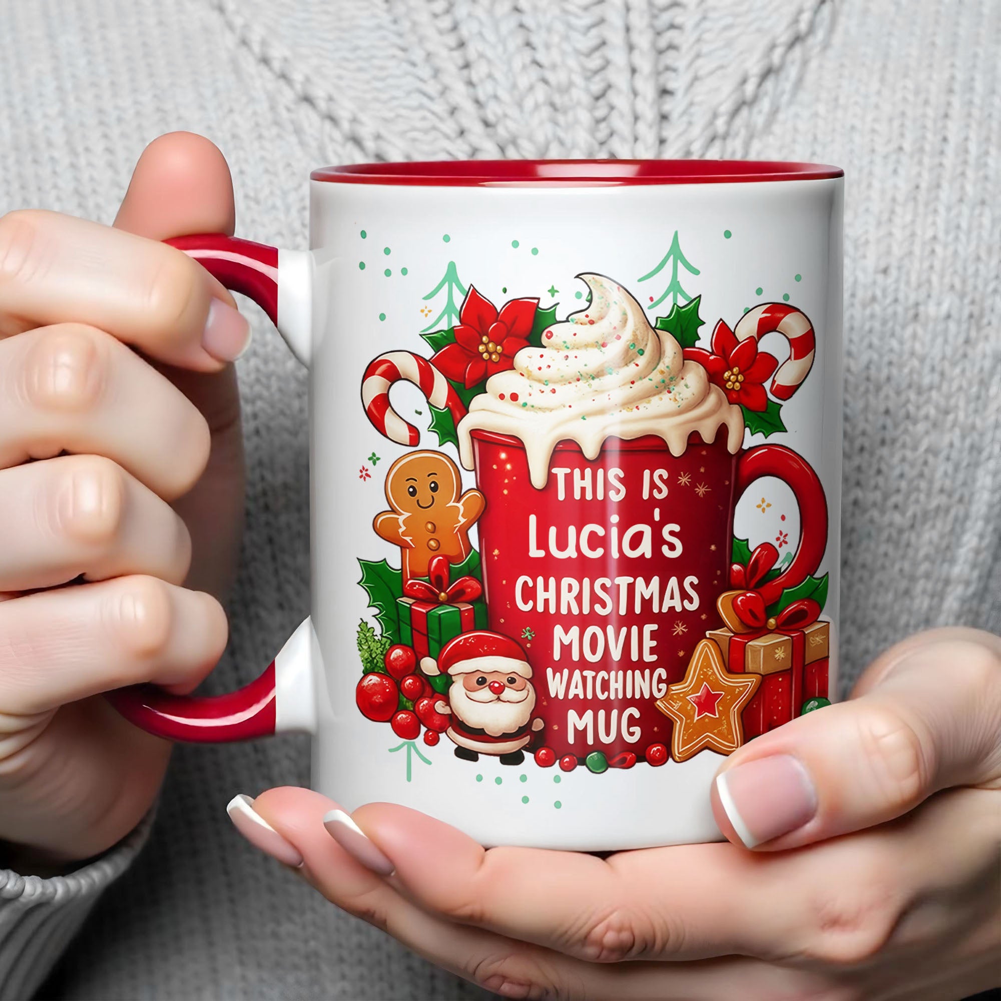 Personalized This Is Your Christmas Movie Watching Accent Mug Xmas Gifts Ideas - Image 3