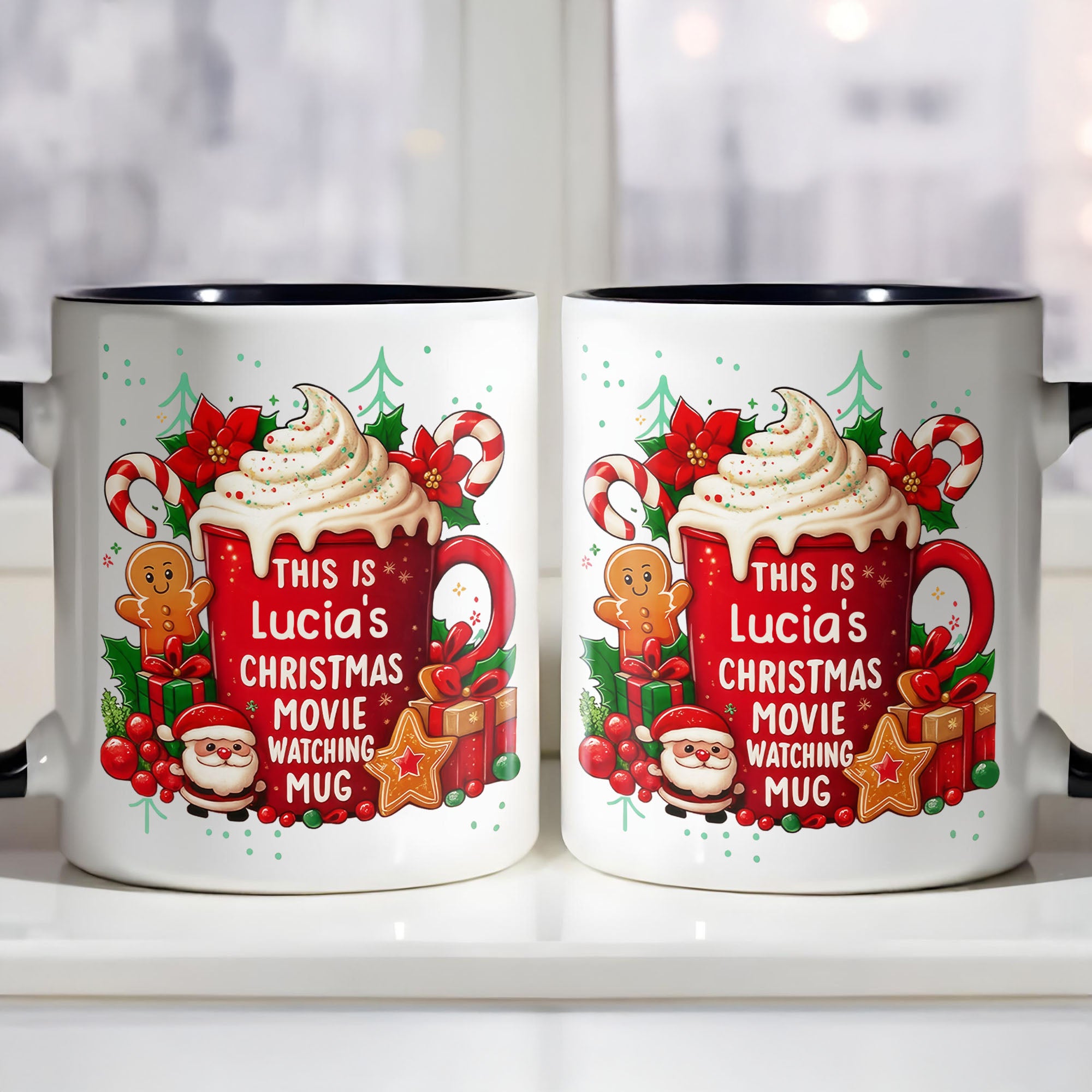 Personalized This Is Your Christmas Movie Watching Accent Mug Xmas Gifts Ideas