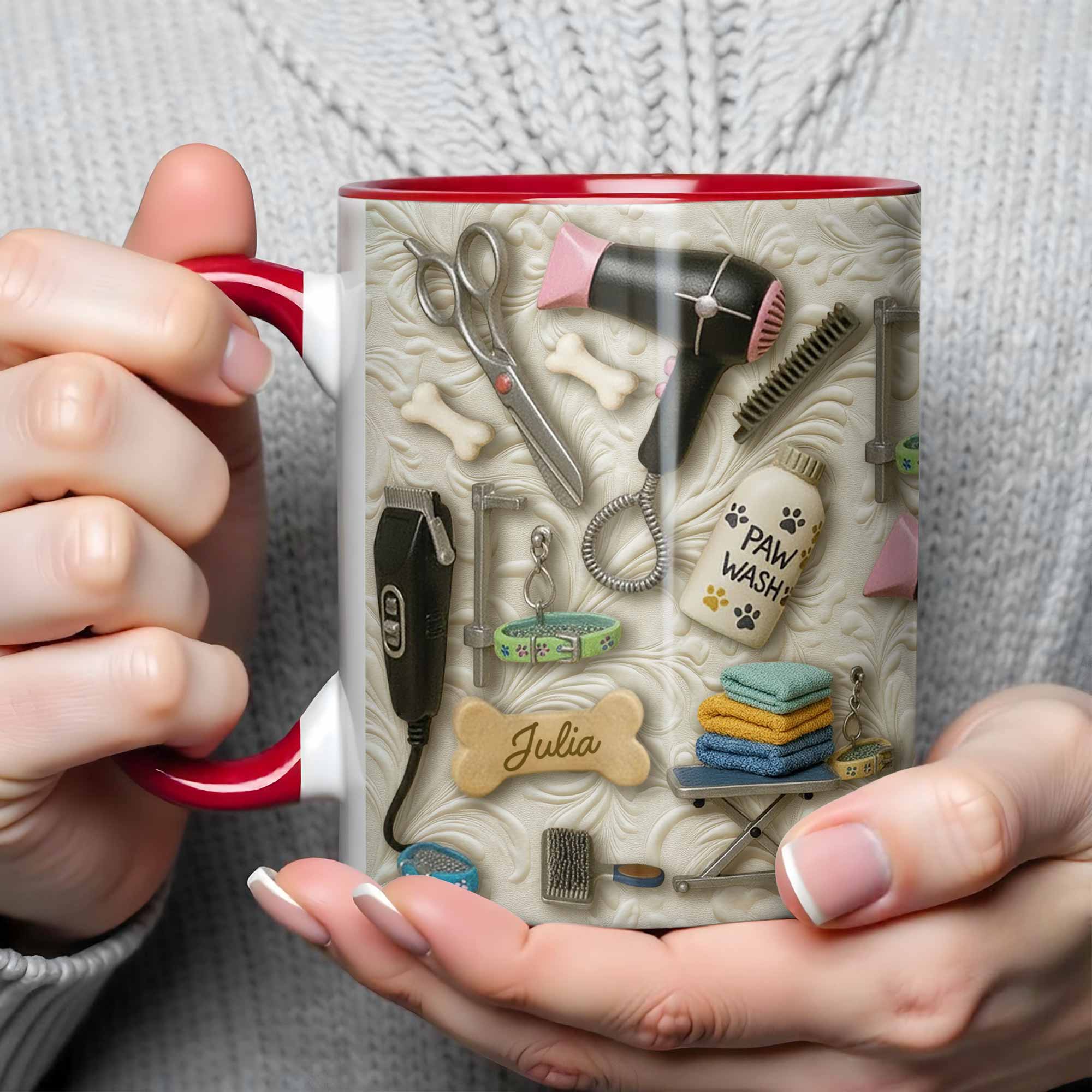 Personalized To My Beloved Your Love And Care With Pet Grooming Tools Accent Mug Gifts Items - Image 4