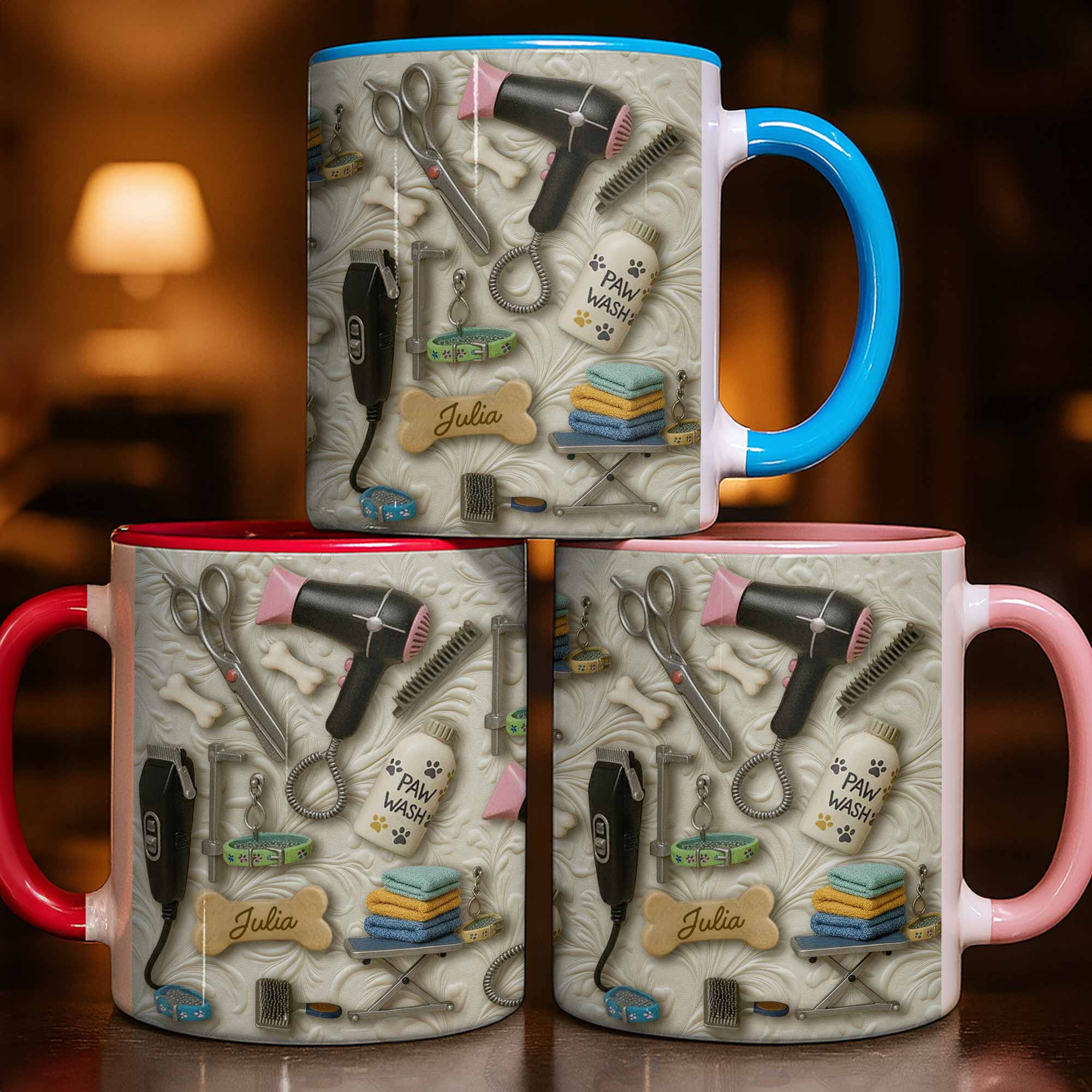 Personalized To My Beloved Your Love And Care With Pet Grooming Tools Accent Mug Gifts Items - Image 5