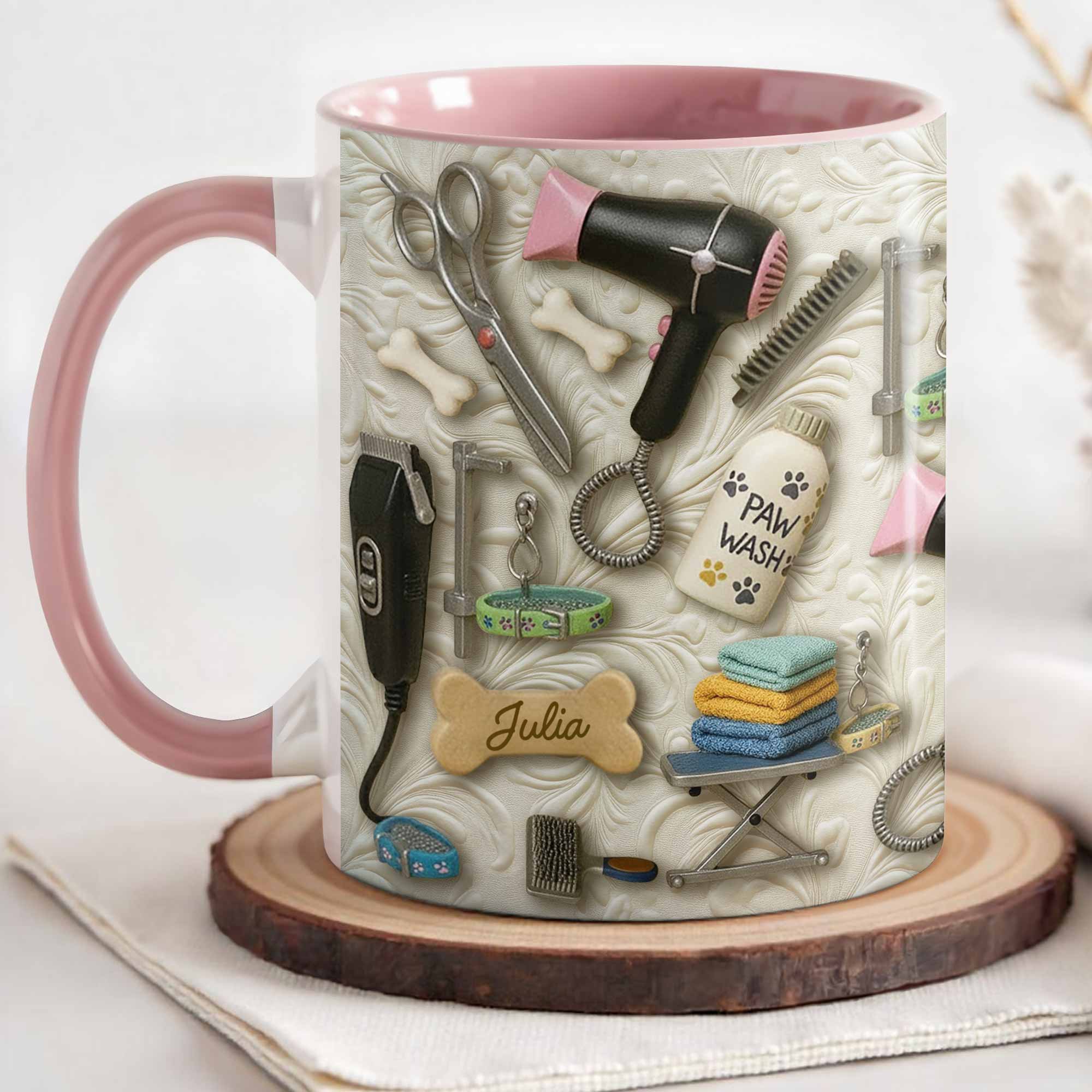 Personalized To My Beloved Your Love And Care With Pet Grooming Tools Accent Mug Gifts Items - Image 3