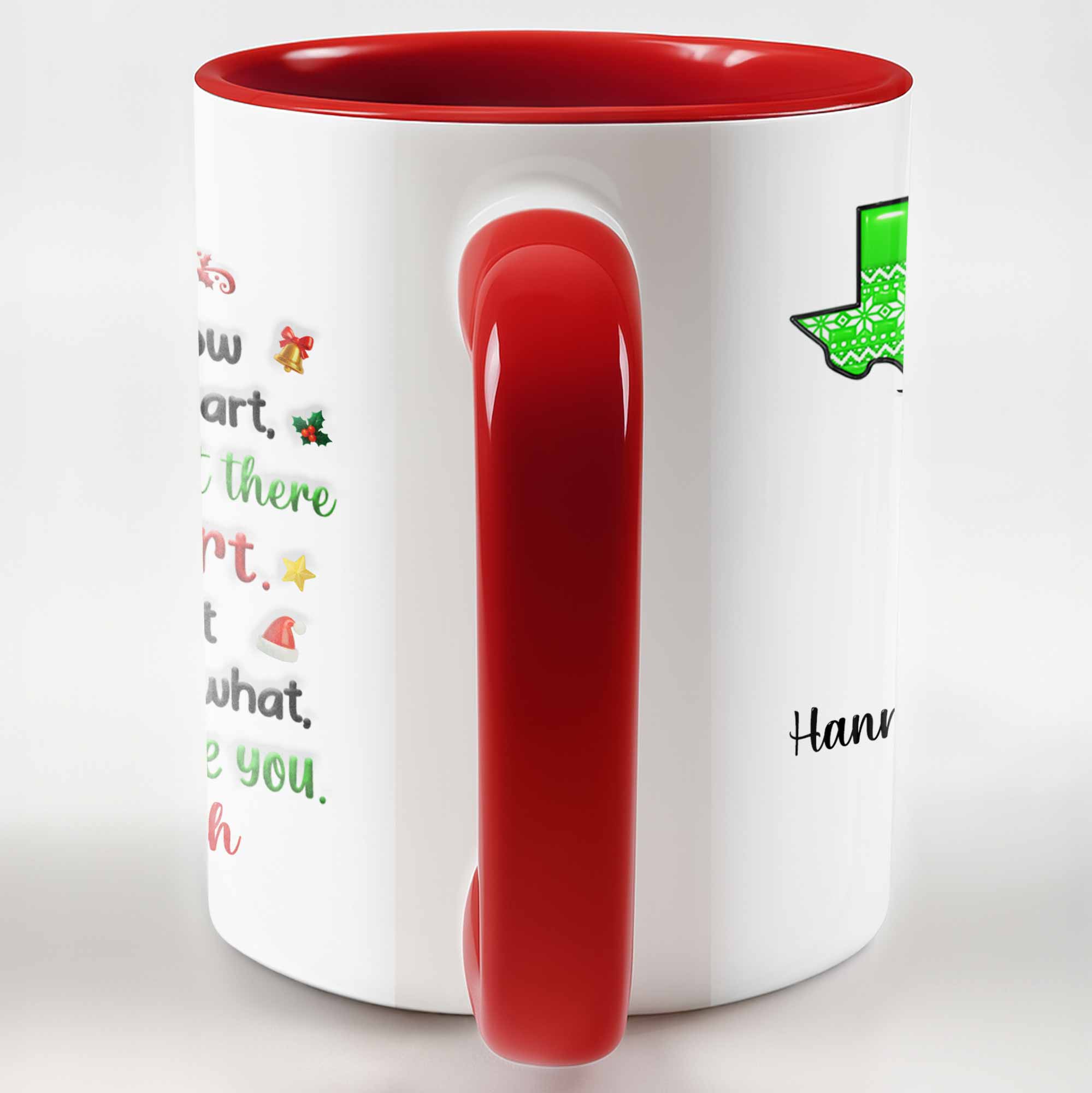 Personalized To My Bestie Love Friendship Across State Lines Accent Mug Birthday Gifts Ideas - Image 8