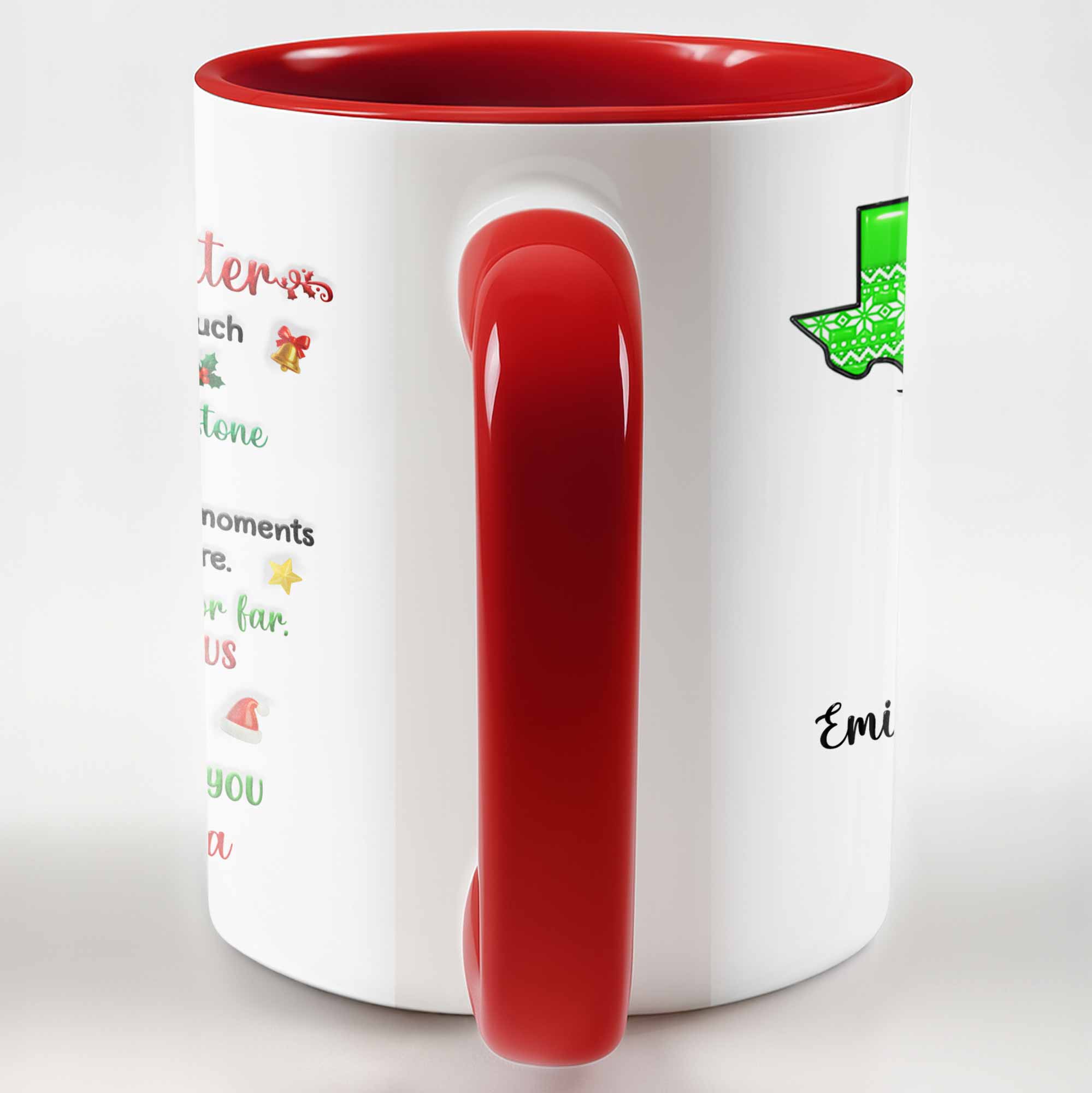 Personalized To My Granddaughter Never Forget How Much I Love You Accent Mug Meaningful Gifts - Image 4