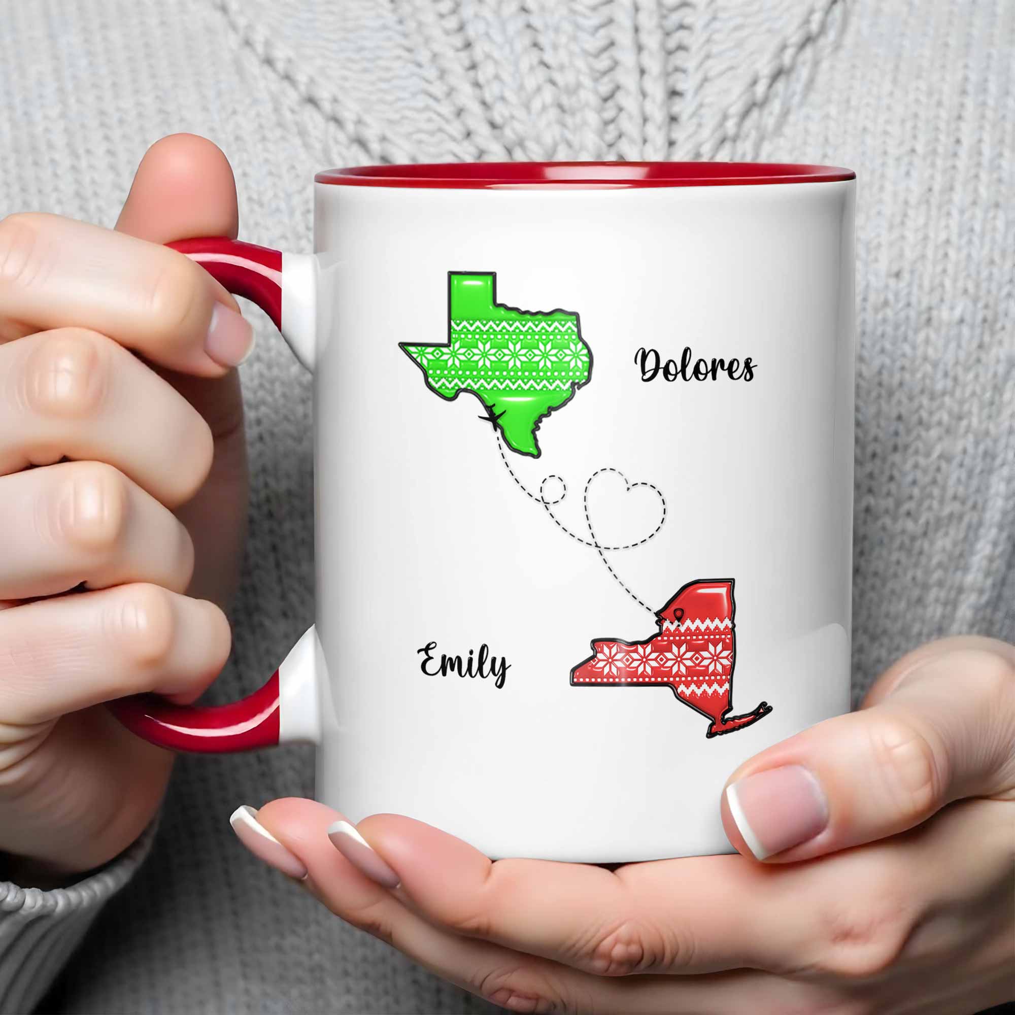Personalized To My Granddaughter Never Forget How Much I Love You Accent Mug Meaningful Gifts - Image 3