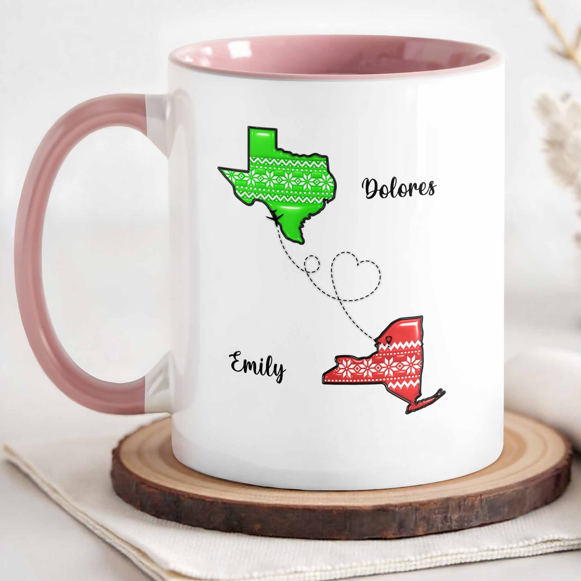 Personalized To My Granddaughter Never Forget How Much I Love You Accent Mug Meaningful Gifts - Image 2