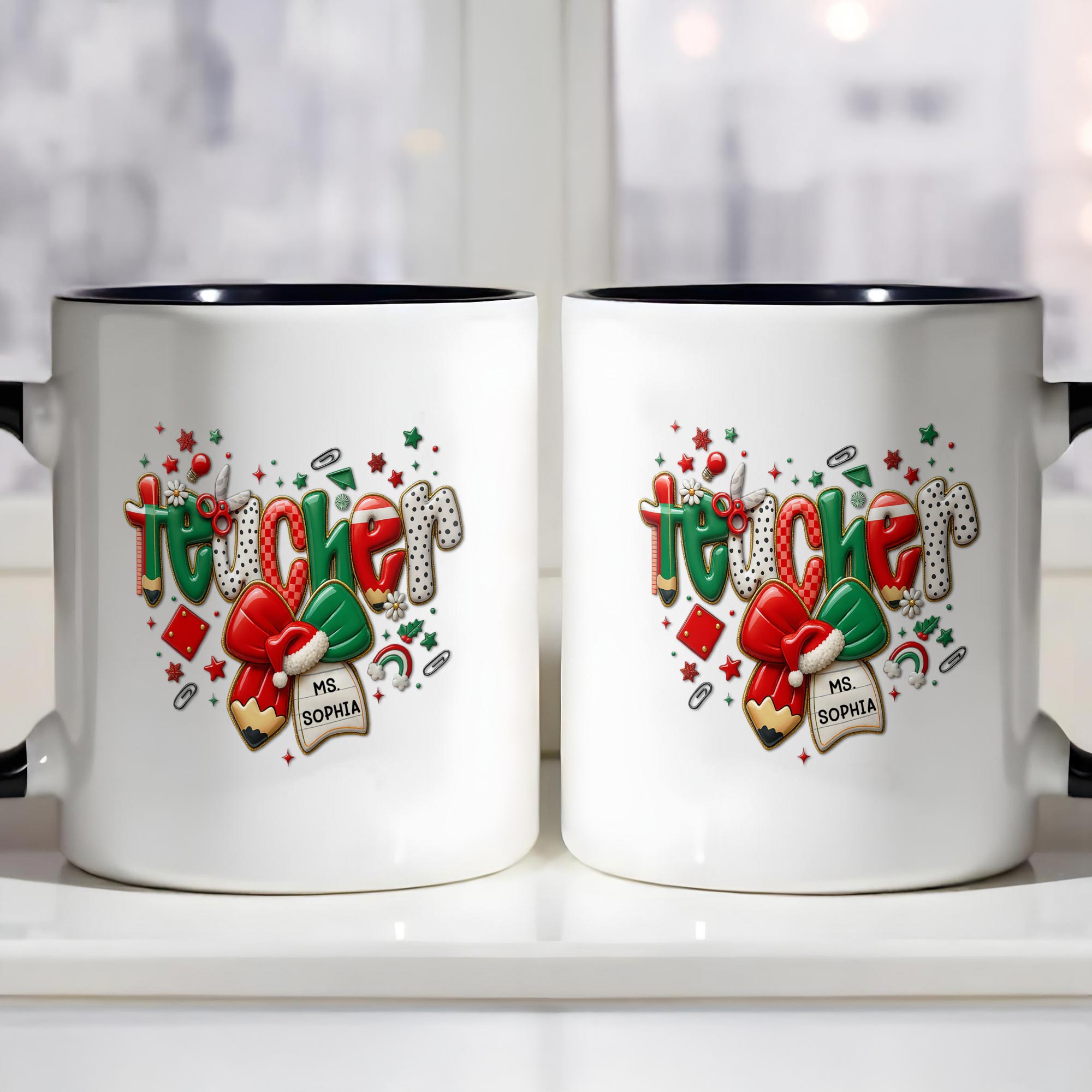 Personalized To My Teacher Thank You For Making A Difference Accent Mug Best Teacher Gifts