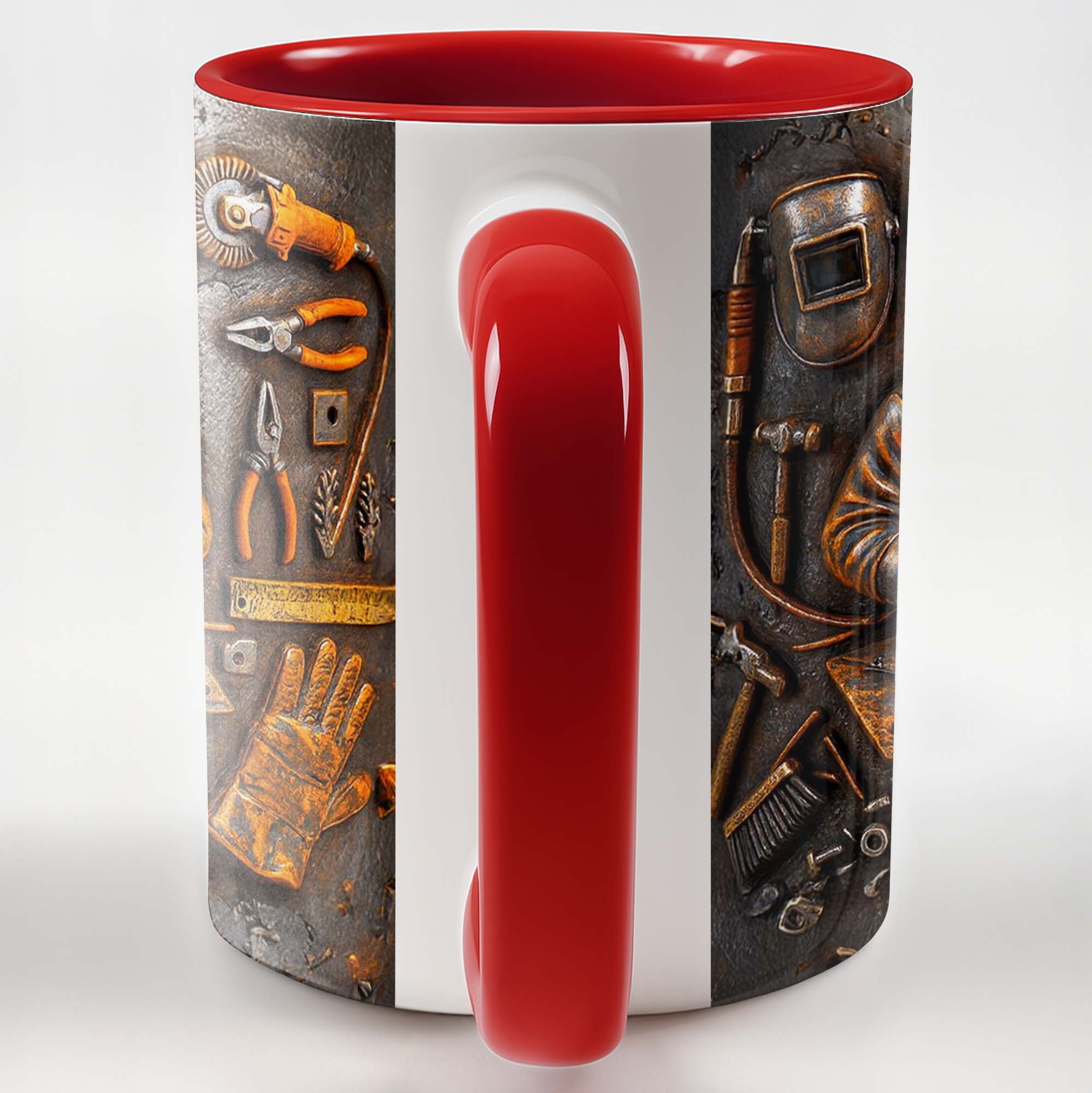 Personalized Welding Mask And Tools Accent Mug Best Gifts For Welder Man - Image 6