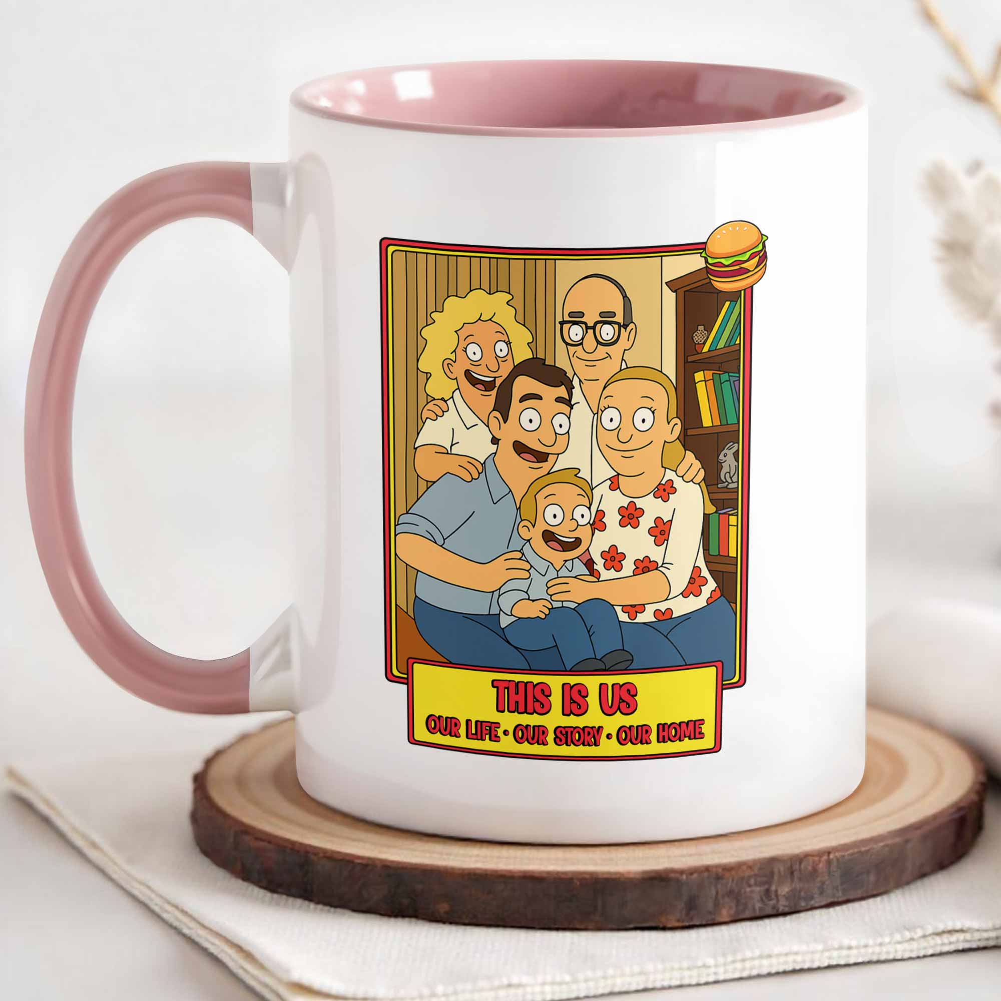 Personalized We're Smiths From The Womb To The Tomb Accent Mug Unique Gifts For Family - Image 3