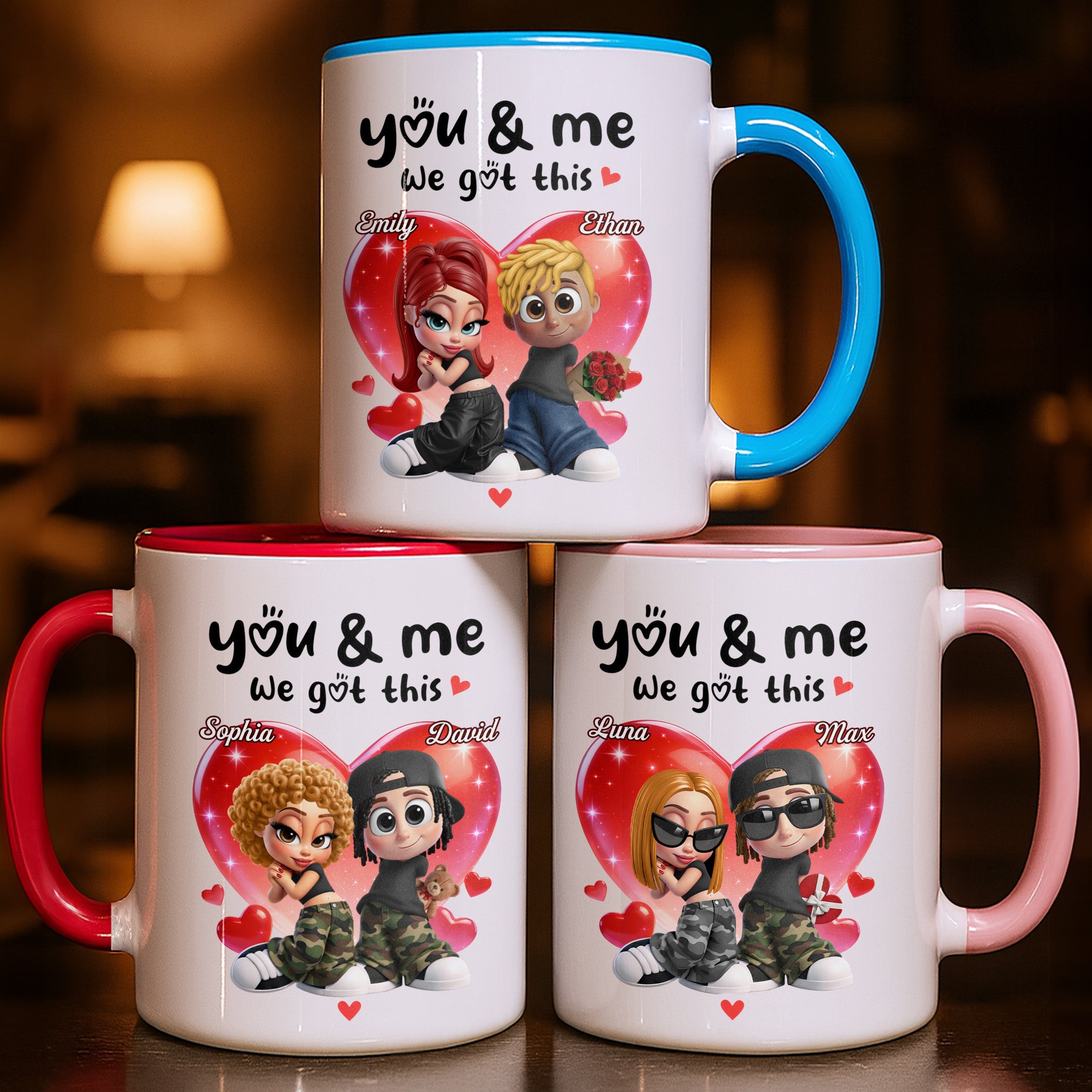 Personalized You And Me We Got This Accent Mug Romantic Gifts For Couples - Image 2