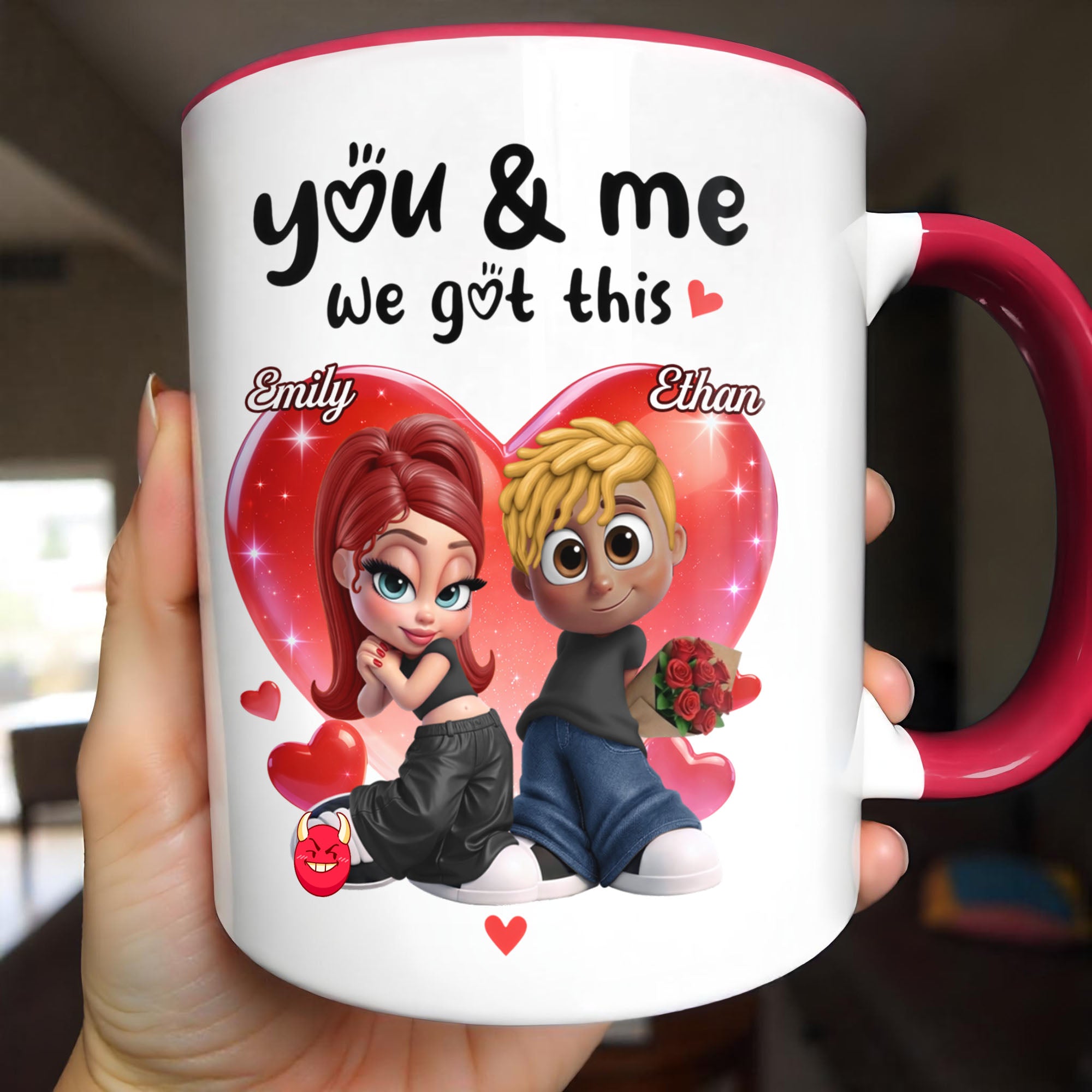 Personalized You And Me We Got This Accent Mug Romantic Gifts For Couples - Image 4