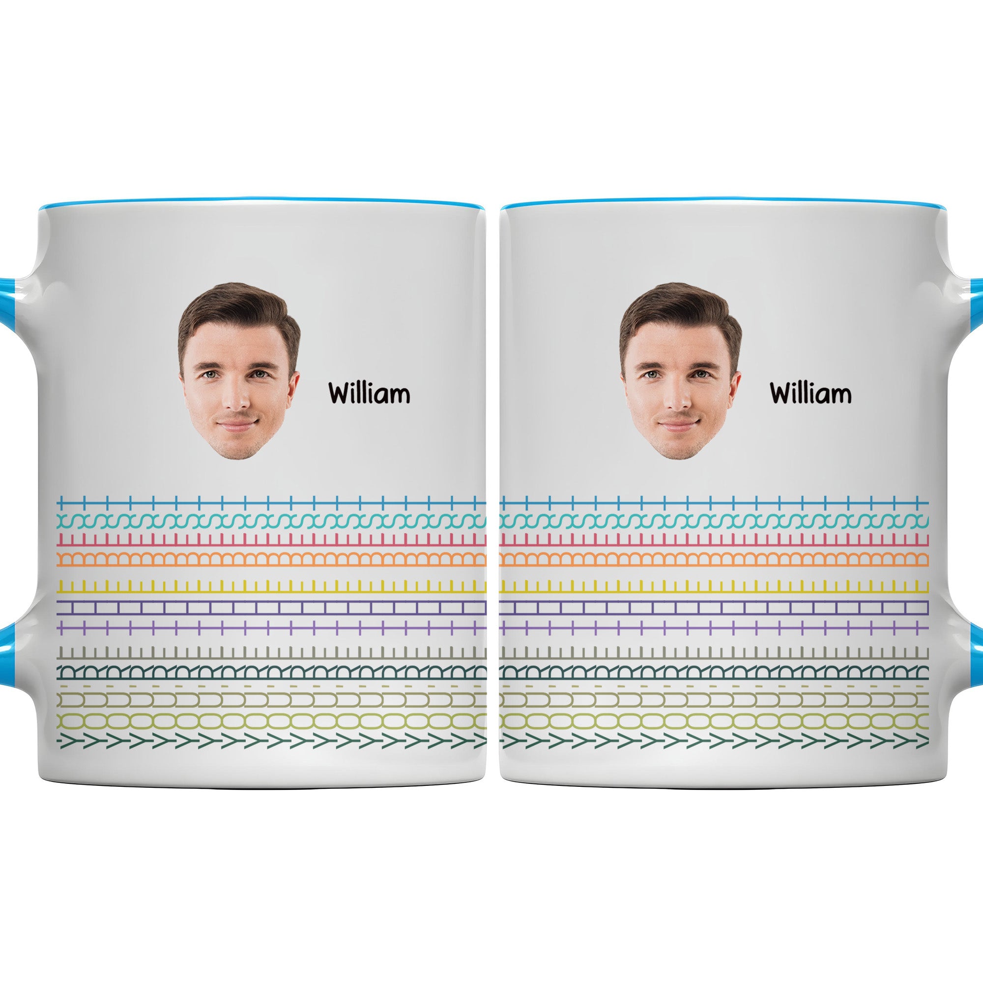 Personalized You Are The Best Vibrant Line Patterns Accent Mug Birthday Gifts For Friends - Image 7