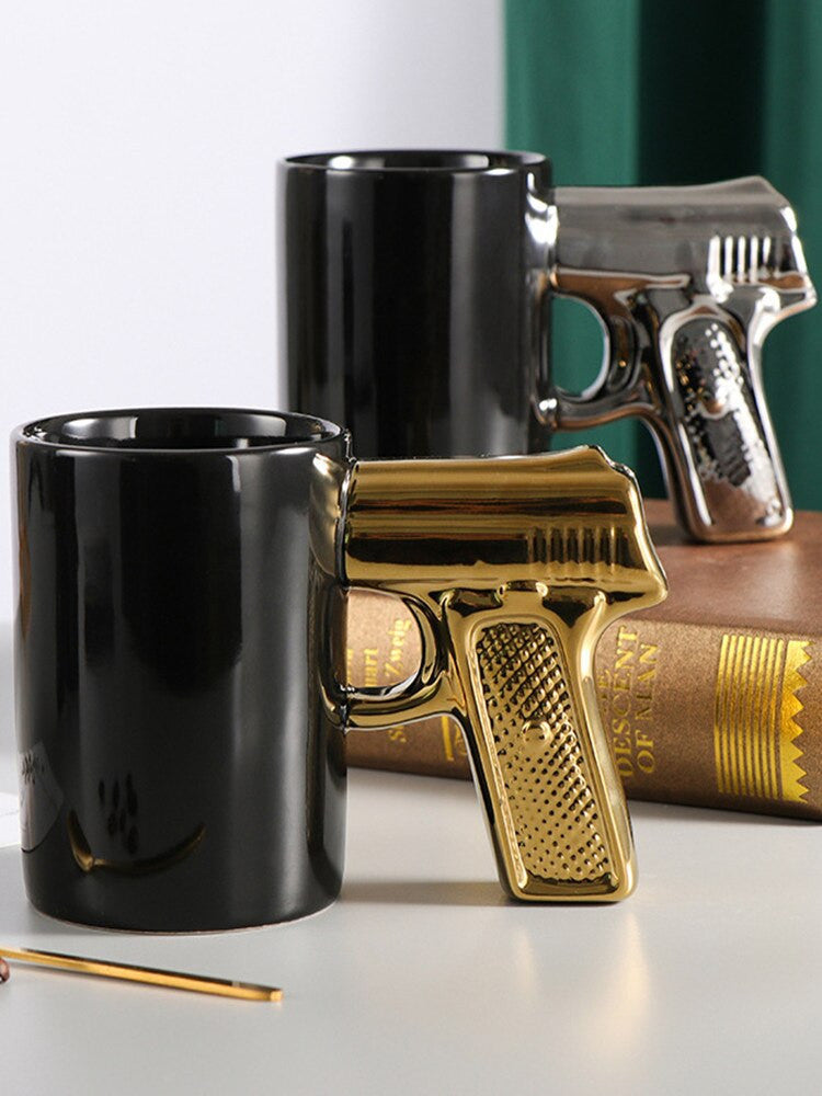 Skull Hello Darkness My Old Friend Gun Mug Patriots Coffee Mugs Unique Gifts For Dad - Image 6