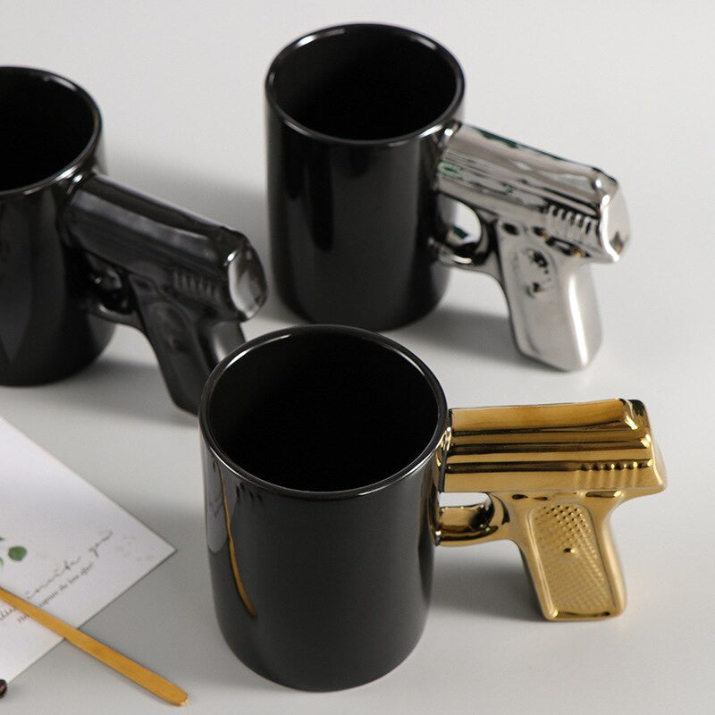 Skull Hello Darkness My Old Friend Gun Mug Patriots Coffee Mugs Unique Gifts For Dad - Image 4