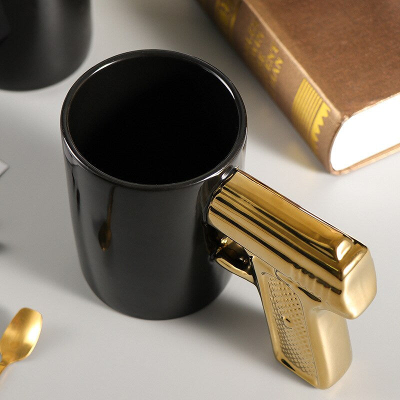 Skull Hello Darkness My Old Friend Gun Mug Patriots Coffee Mugs Unique Gifts For Dad - Image 5