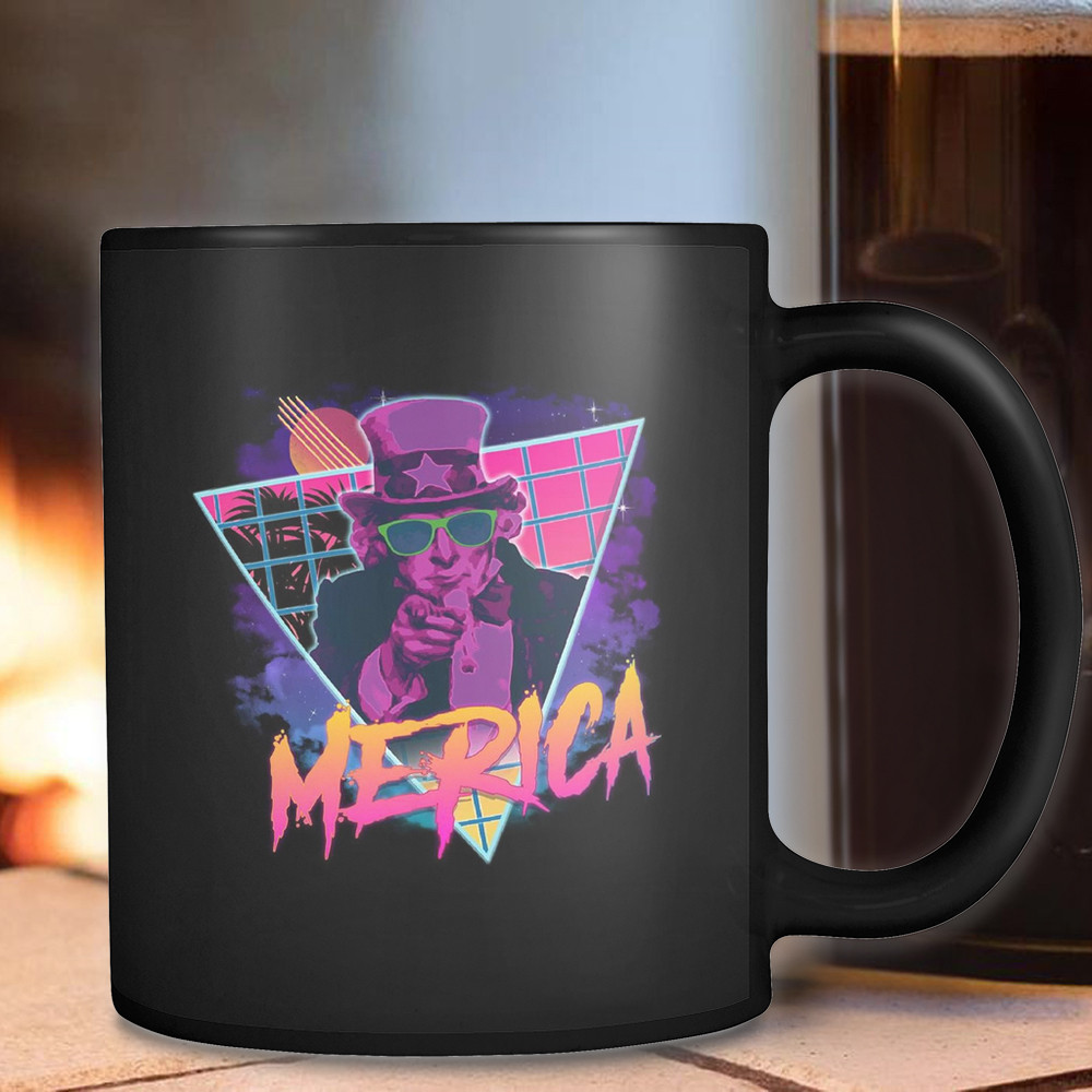 Trump 2024 Merica Mug Support Trump For President Patriotic Mug Father's Day Gifts For Dad