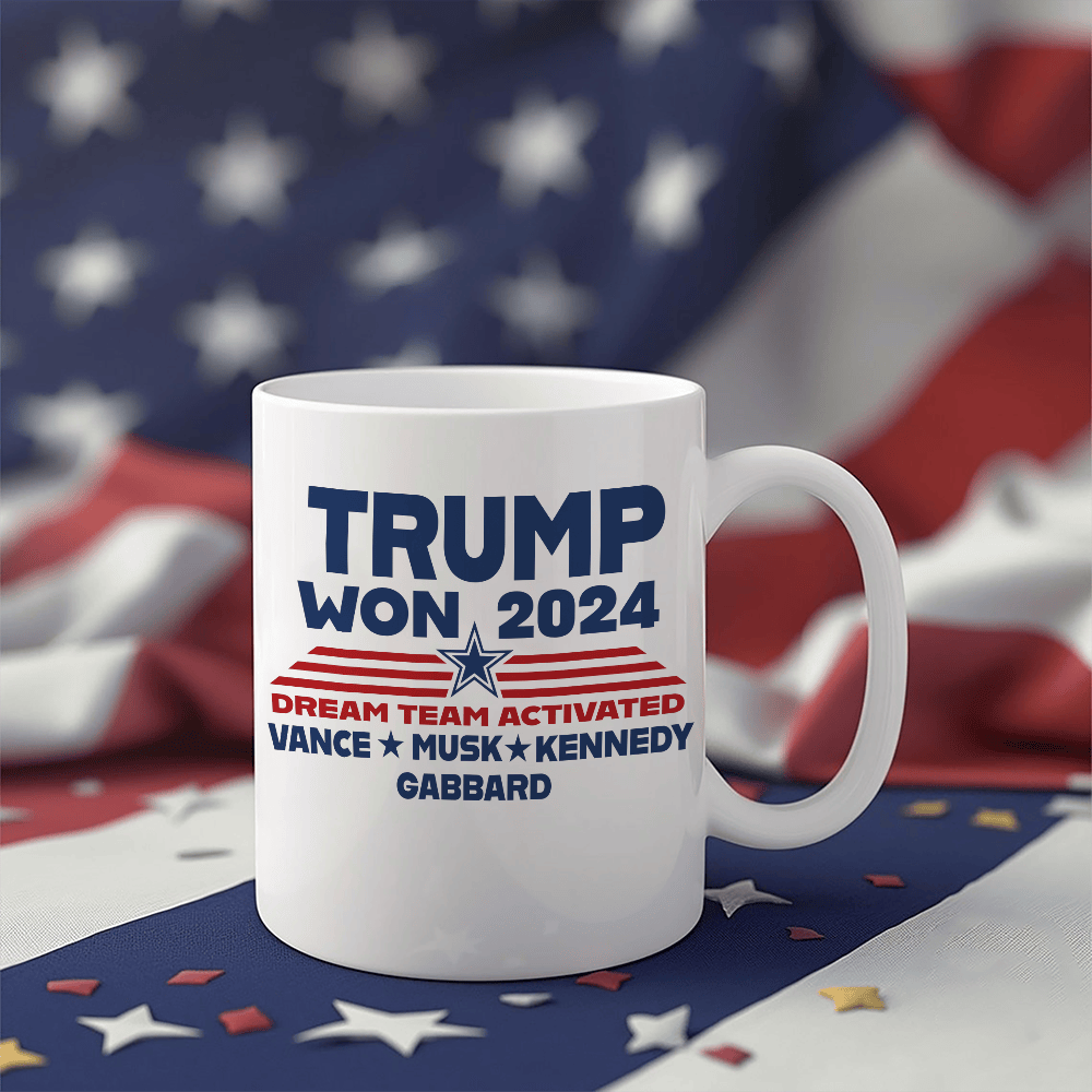 Trump Won 2024 Mug Trump 47 Mug Patriotic Gifts For MAGA Supporters - Image 4