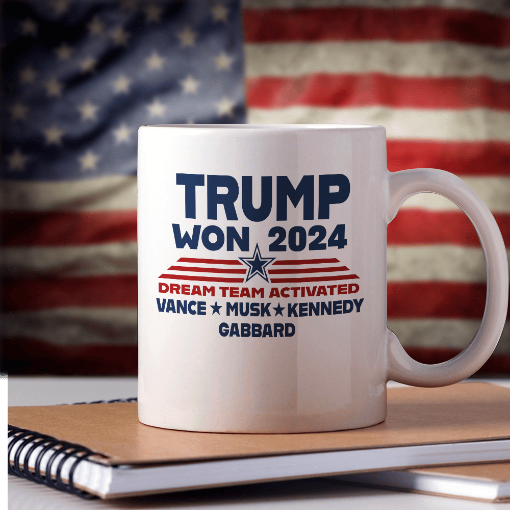 Trump Won 2024 Mug Trump 47 Mug Patriotic Gifts For MAGA Supporters