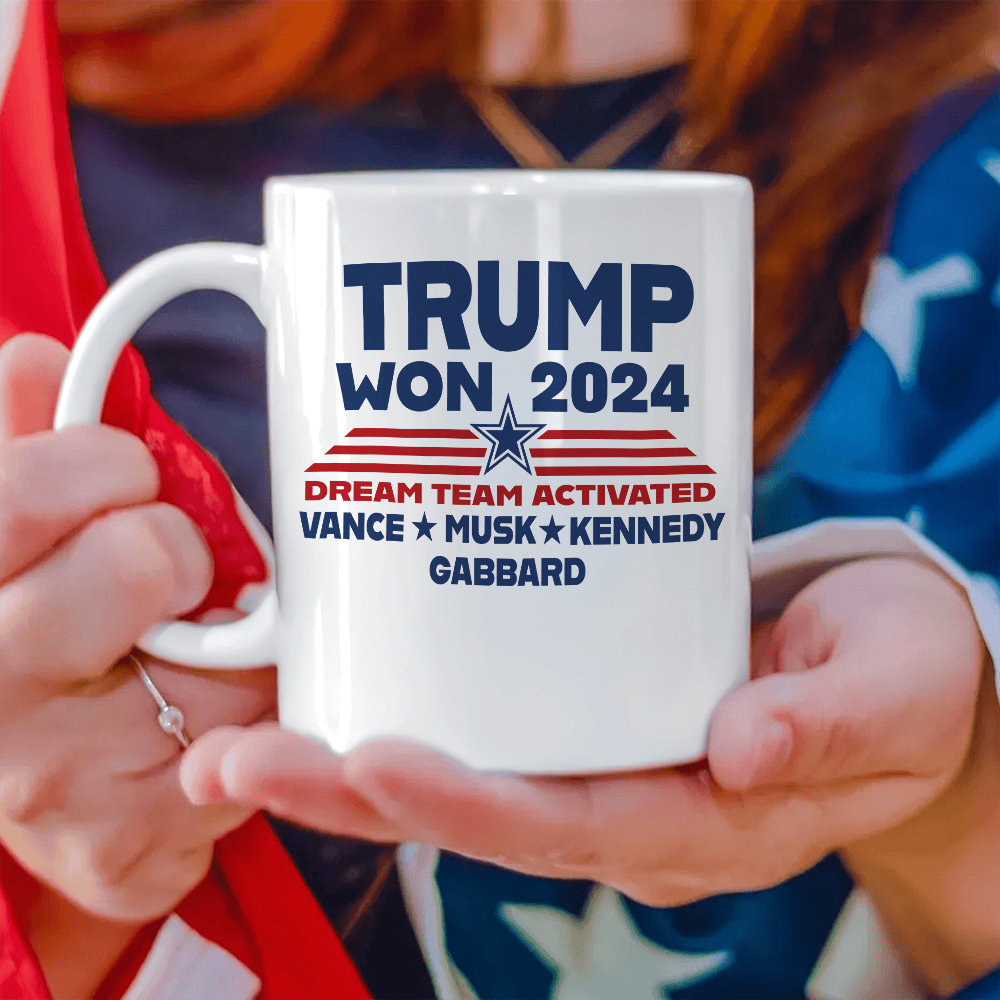 Trump Won 2024 Mug Trump 47 Mug Patriotic Gifts For MAGA Supporters - Image 2
