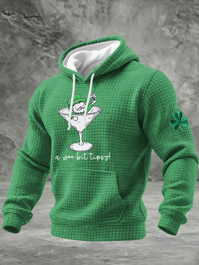 A Wee Bit Tipsy Hoodie St Patrick'S Day Men'S Apparel Best St Patricks Day Gifts - Image 2