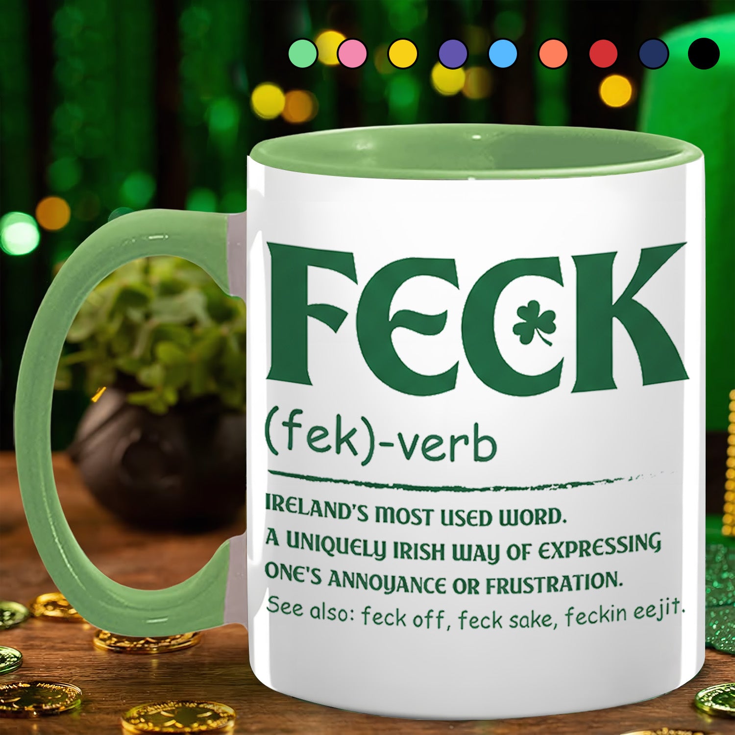 Accent Mug Funny Irish St. Patrick's Day Unique Gift For Father's Day