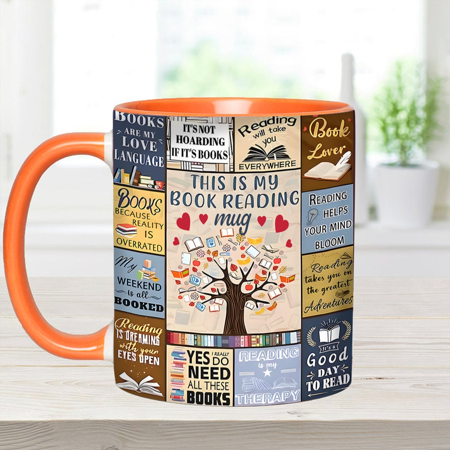 Accent Mug This Is My Book Reading Mug Cool Gift Ideas For Mother - Image 8