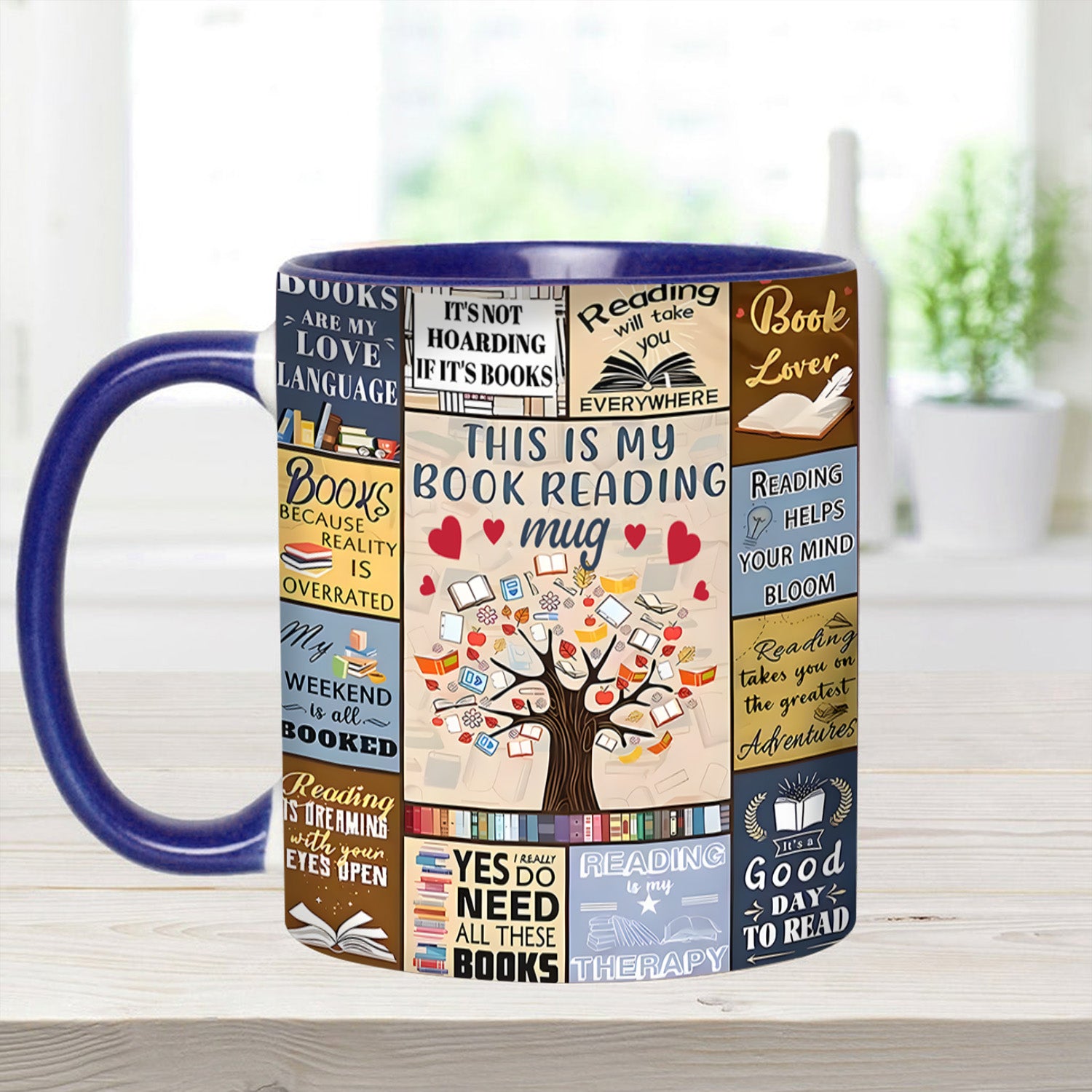 Accent Mug This Is My Book Reading Mug Cool Gift Ideas For Mother - Image 9