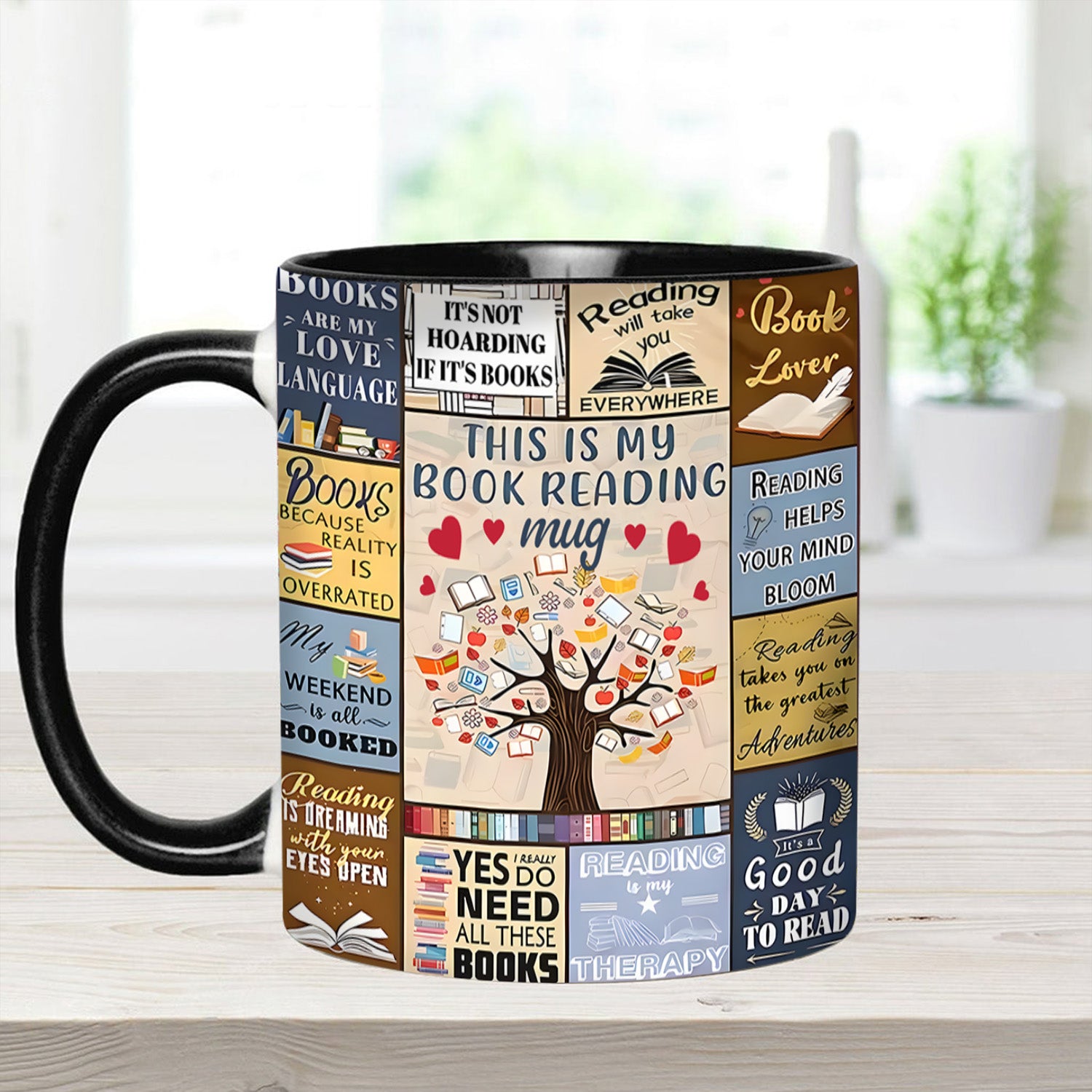 Accent Mug This Is My Book Reading Mug Cool Gift Ideas For Mother - Image 13