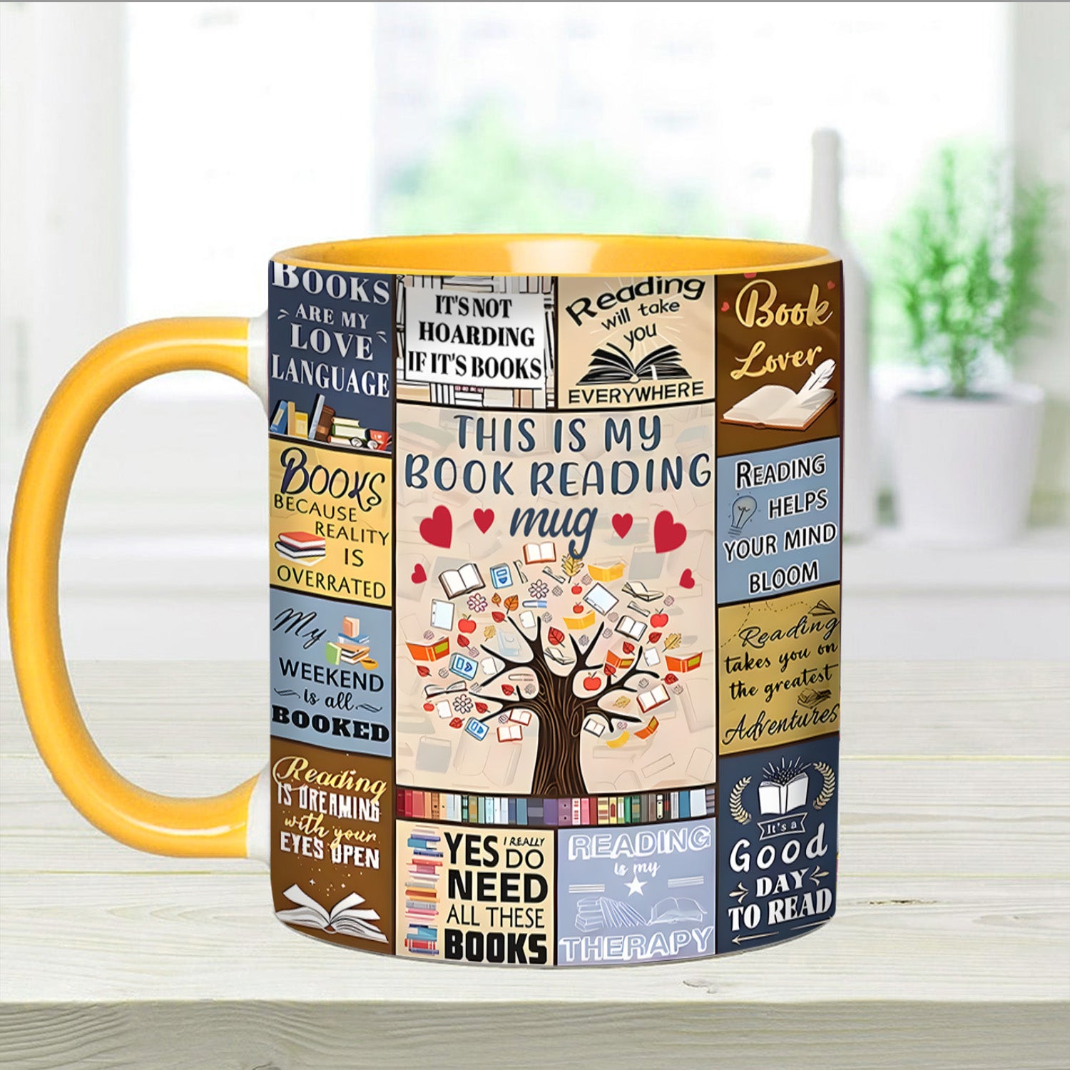 Accent Mug This Is My Book Reading Mug Cool Gift Ideas For Mother - Image 6