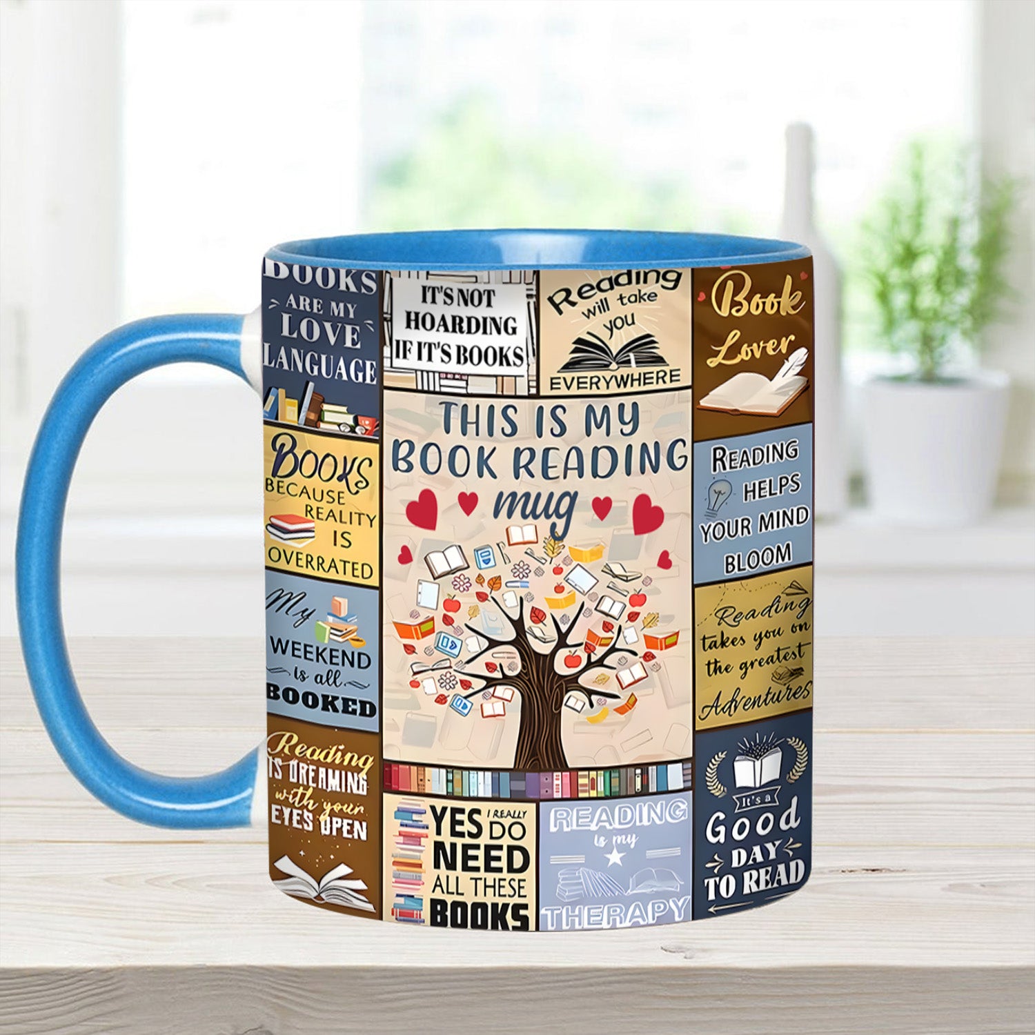 Accent Mug This Is My Book Reading Mug Cool Gift Ideas For Mother - Image 10